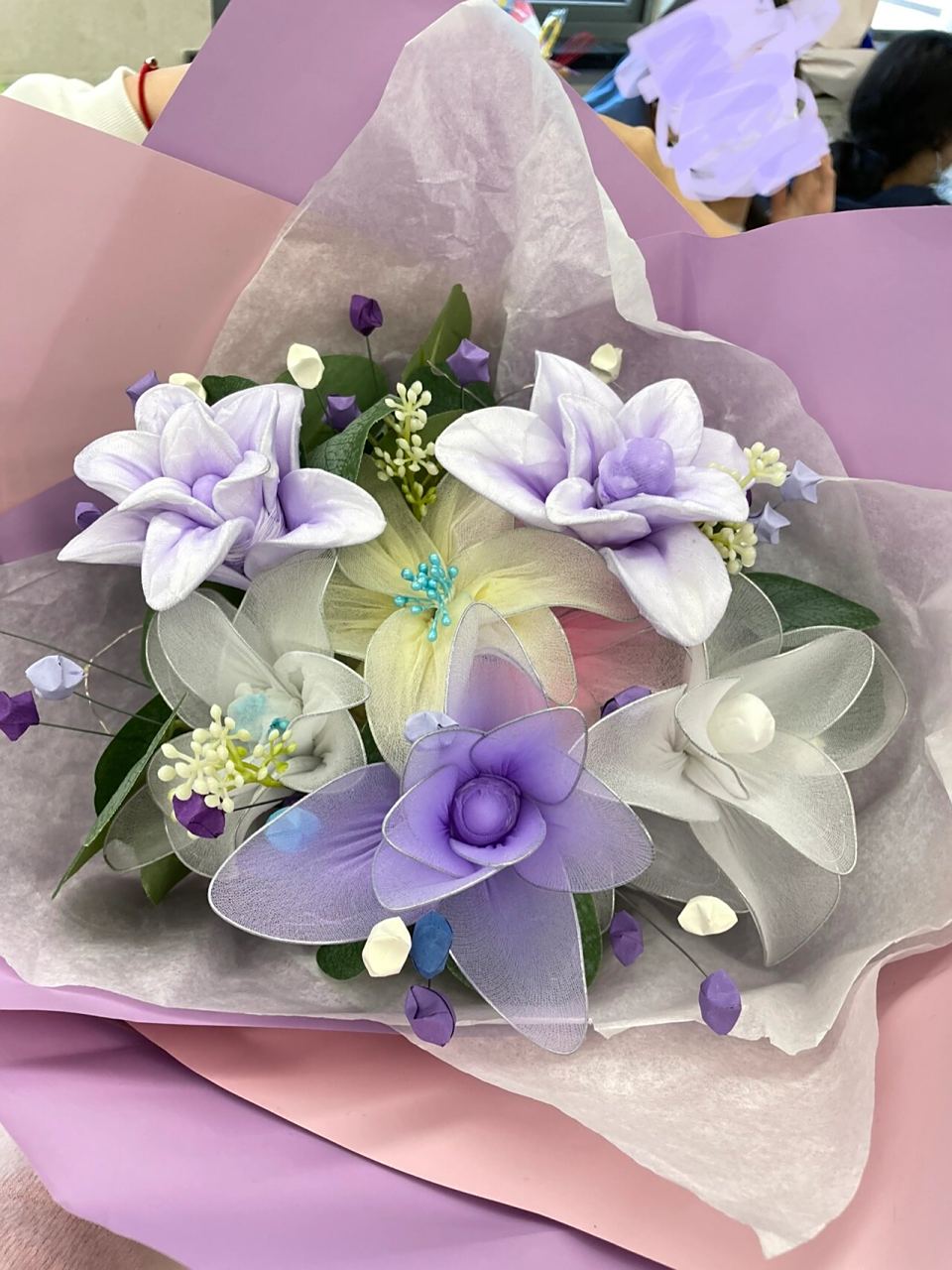 超级仙的纯手工丝网花 制作教程玫瑰手捧花 绝绝子优秀作业分享