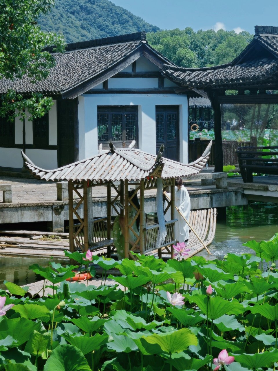 绍兴 | 王羲之的鹅池～ 王羲之是鹅控哎,酷爱养鹅～ .