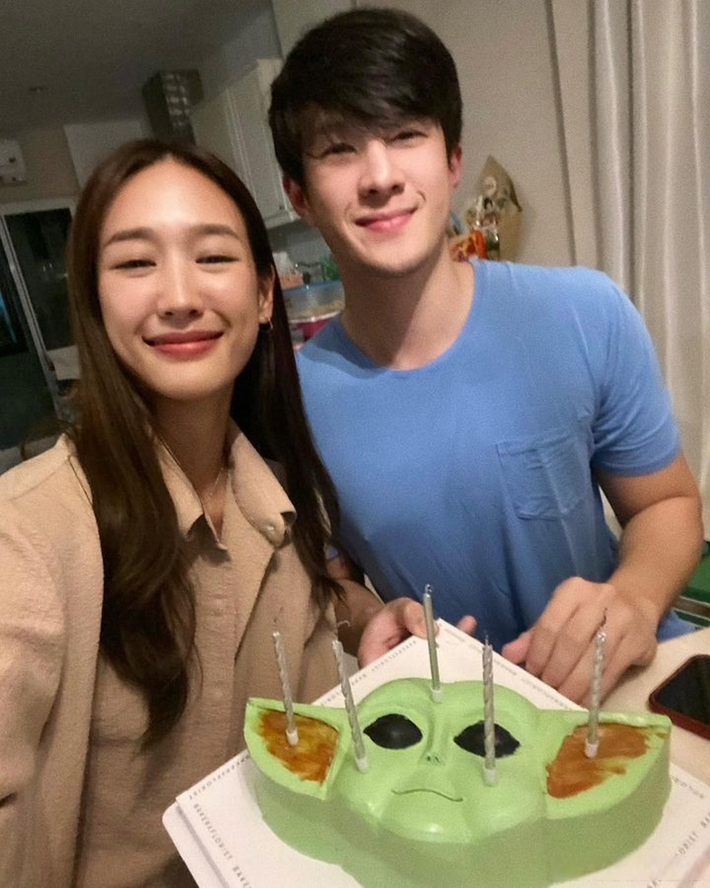 jamesma#pie首次以女朋友身份为james ma庆生!