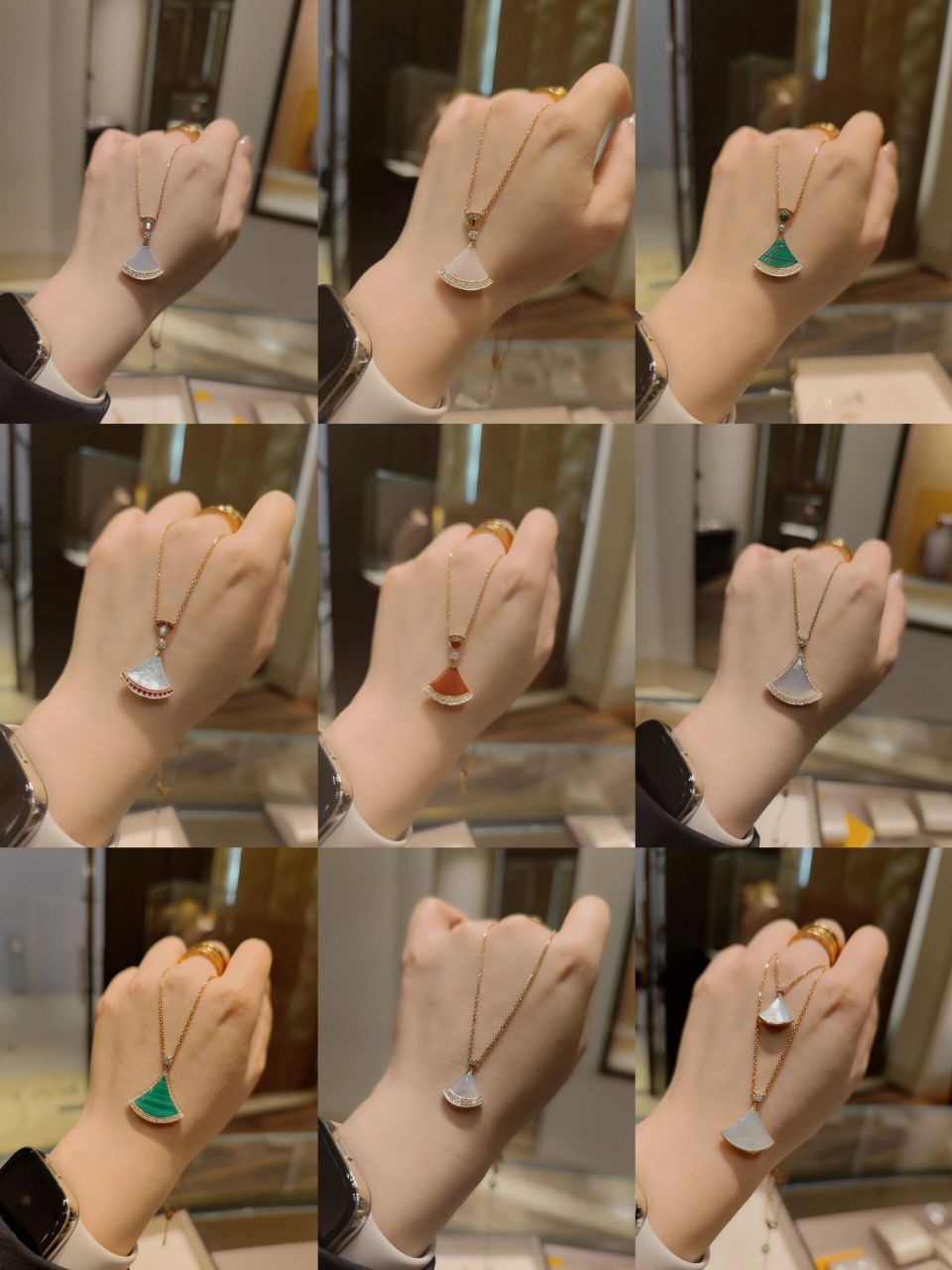 宝格丽‖小扇子项链divas' dream 宝格丽经典小扇子项链 优雅永不