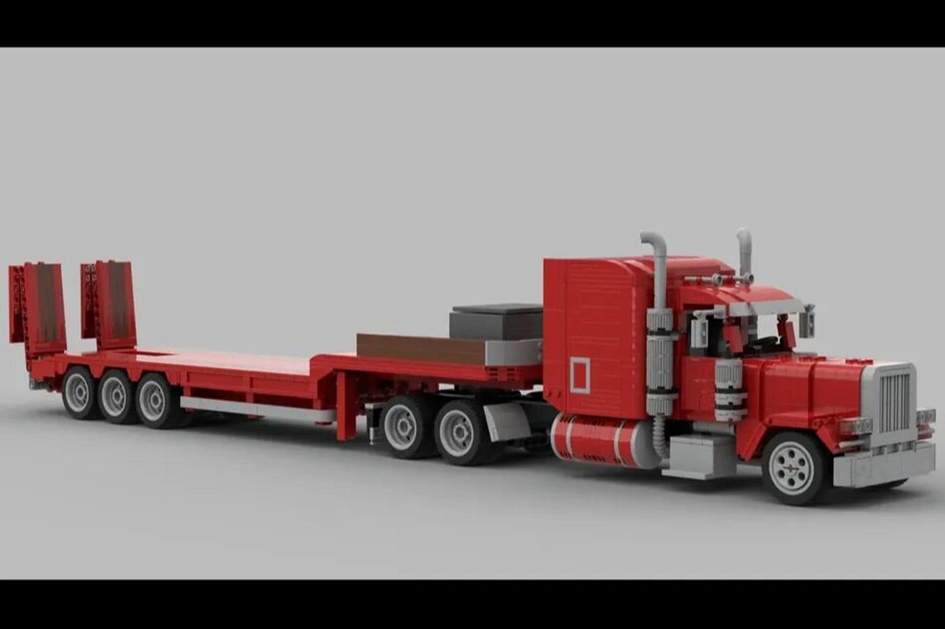 擎天柱卡车 rc peterbilt 389   trailer 哈咯,今天这个作品来自乐高