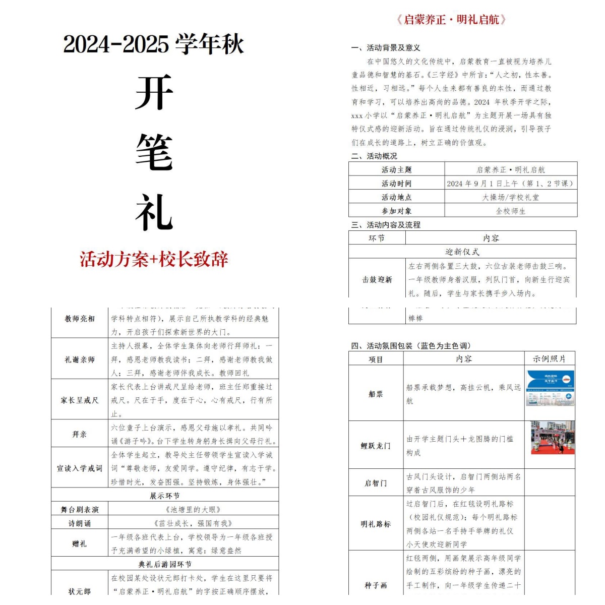 家长们,孩子们,你们是否在寻找一个充满新意,仪式感满满的开笔礼方案