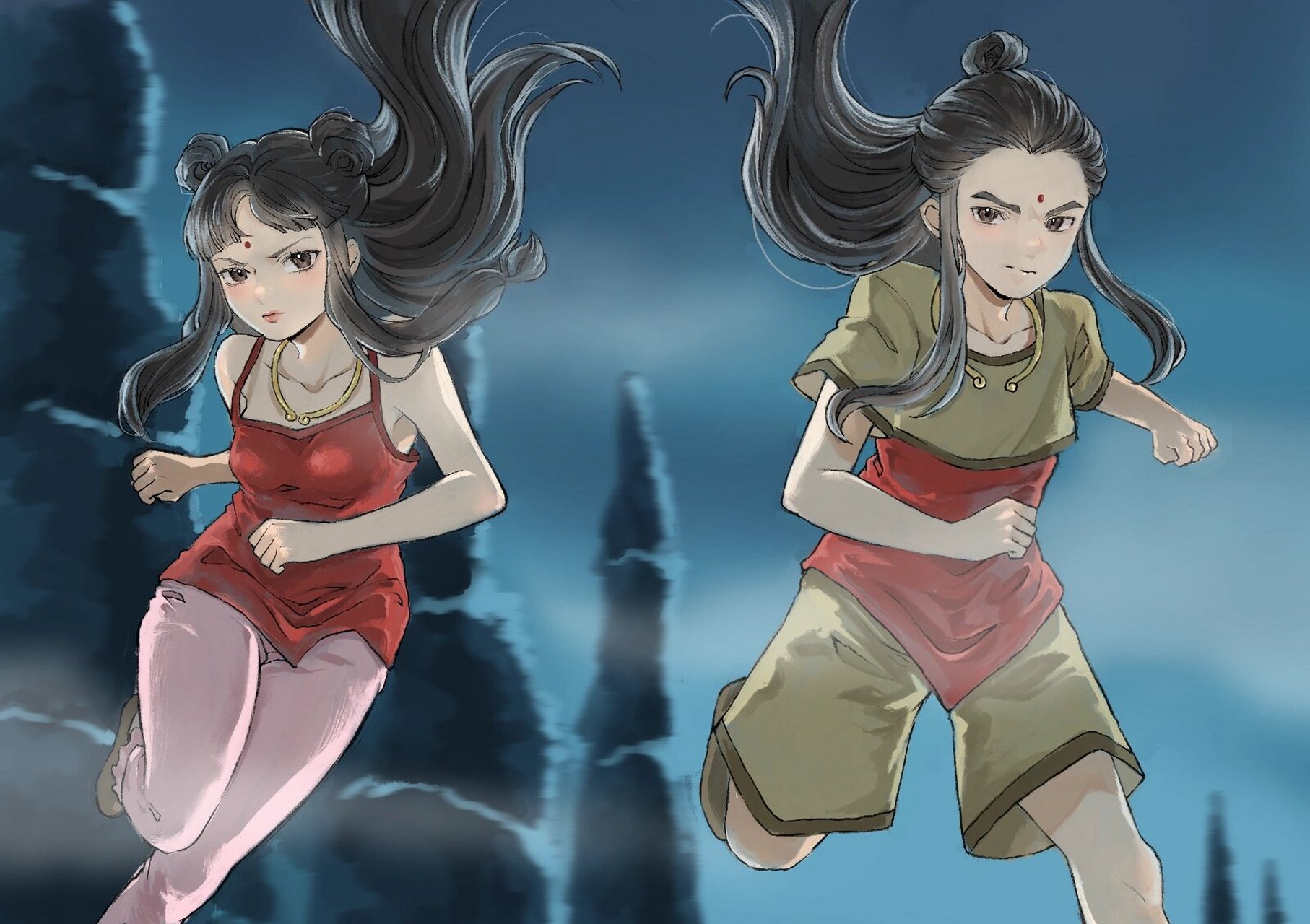 东方神娃 参加了《东方神娃》十六周年名场面重绘活动(07▽`)#国产