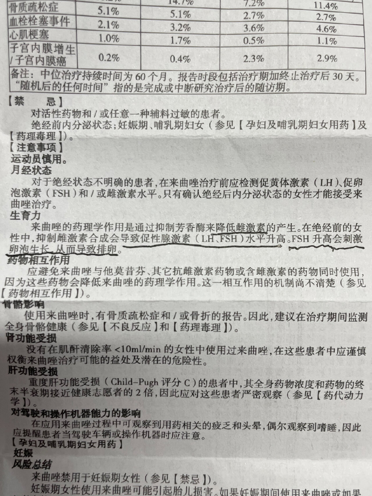 多囊促排:来曲唑说明书  	 来曲唑的药理学作用是通过抑制芳香酶来