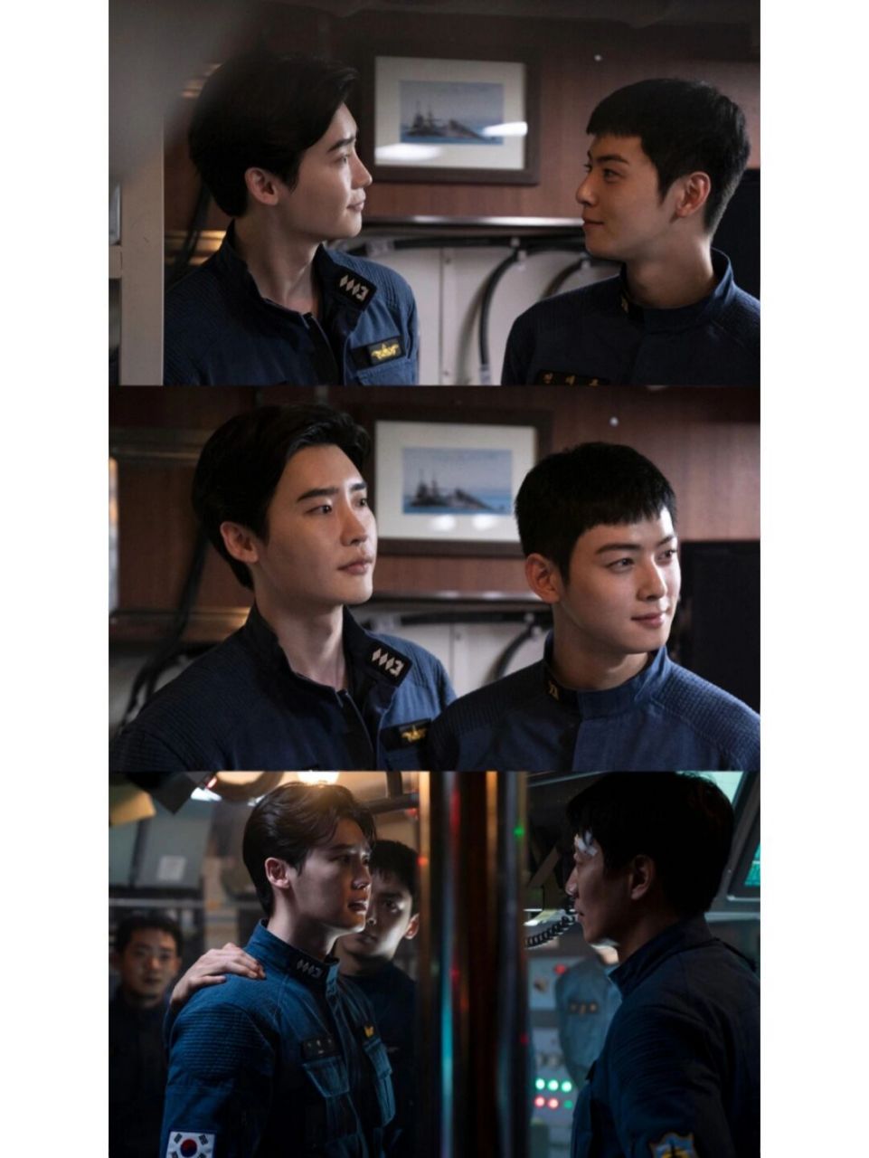 电影分贝剧照更新 李钟硕车银优海军服好帅 #一起期待李钟硕的分贝