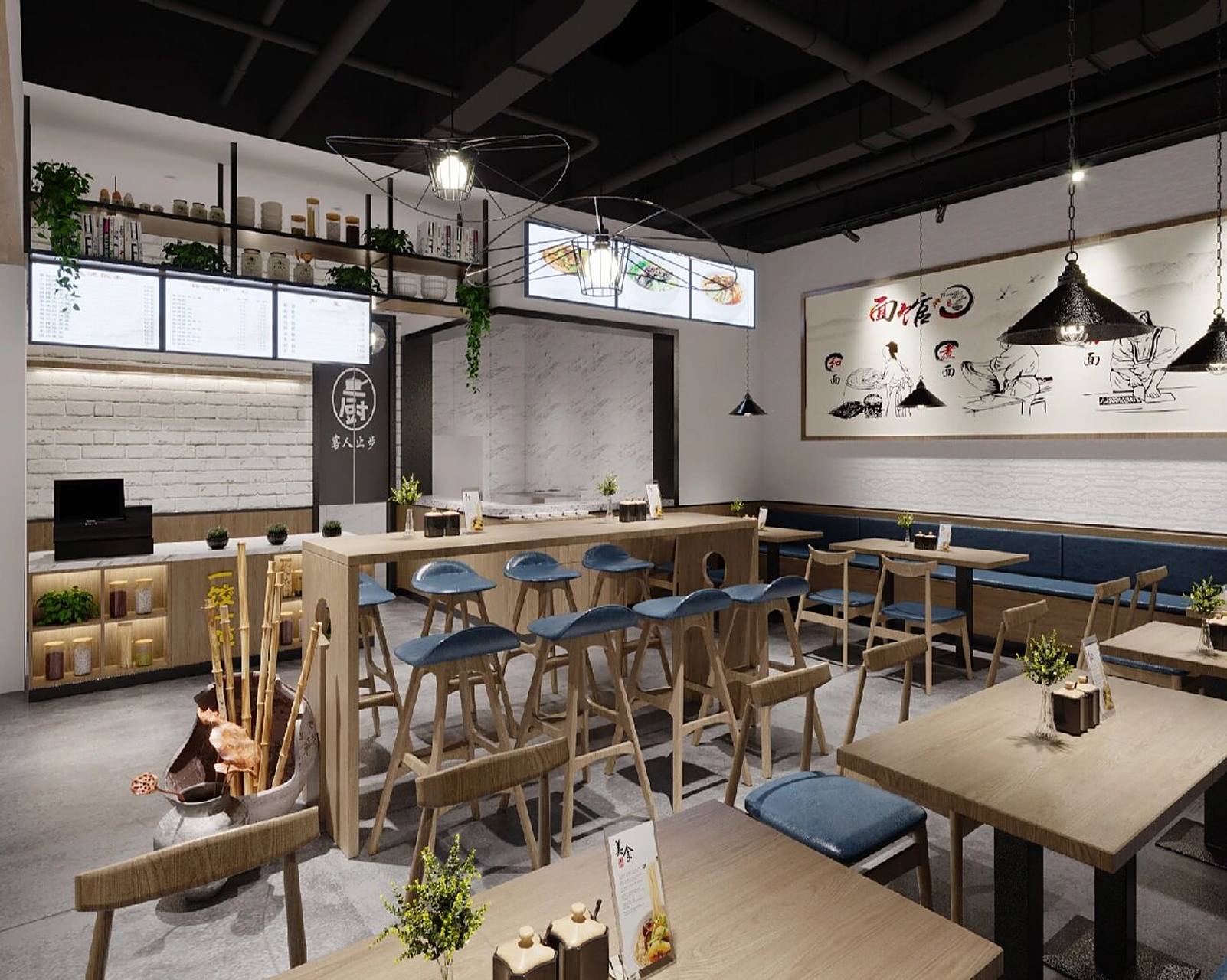 20平米小吃店装修 | 店面虽小五脏俱全09 94项目信息:小吃店装修