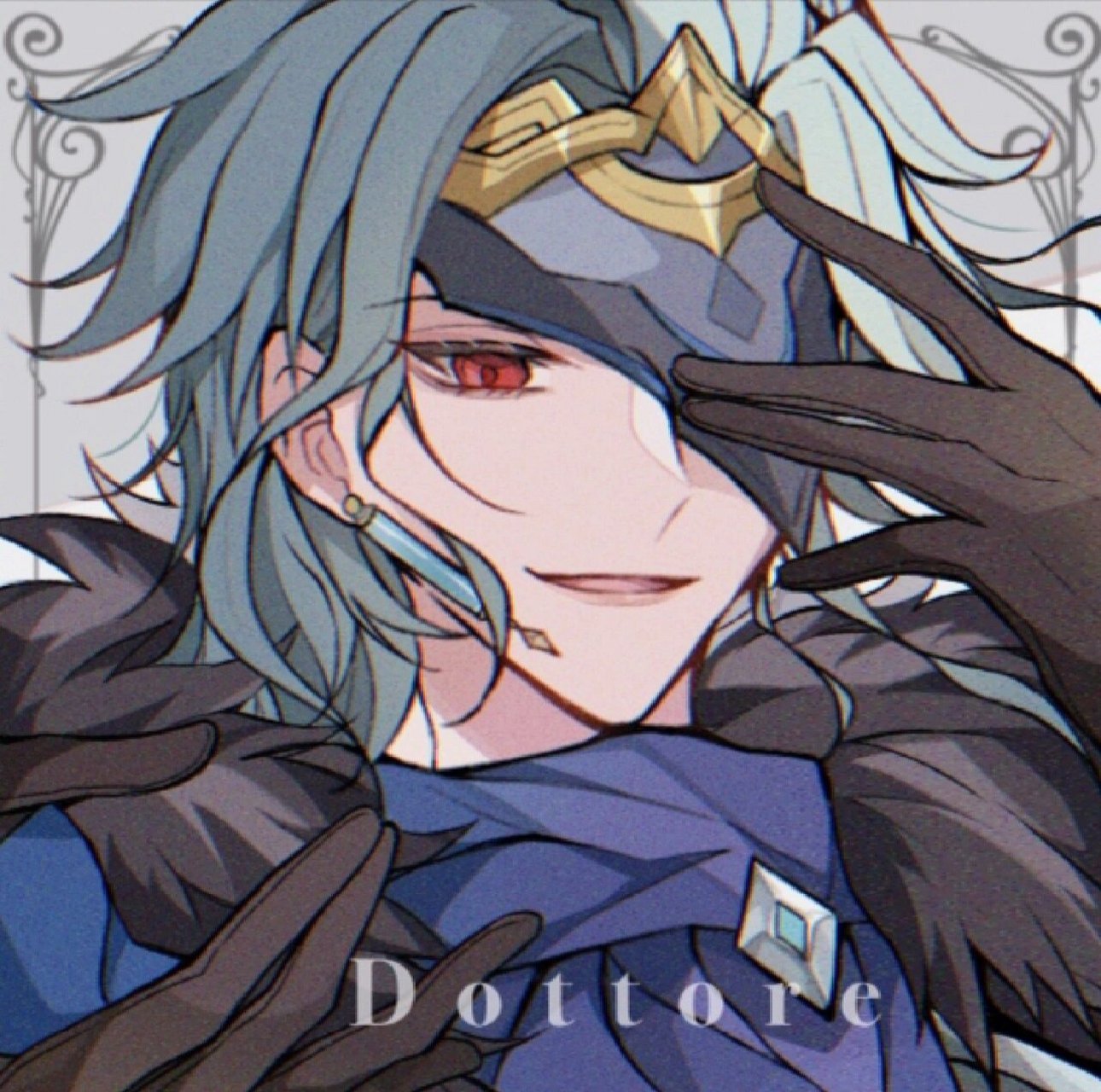 愚人众执行官头像 画师:蓝p, id=13456565 蓝鸟