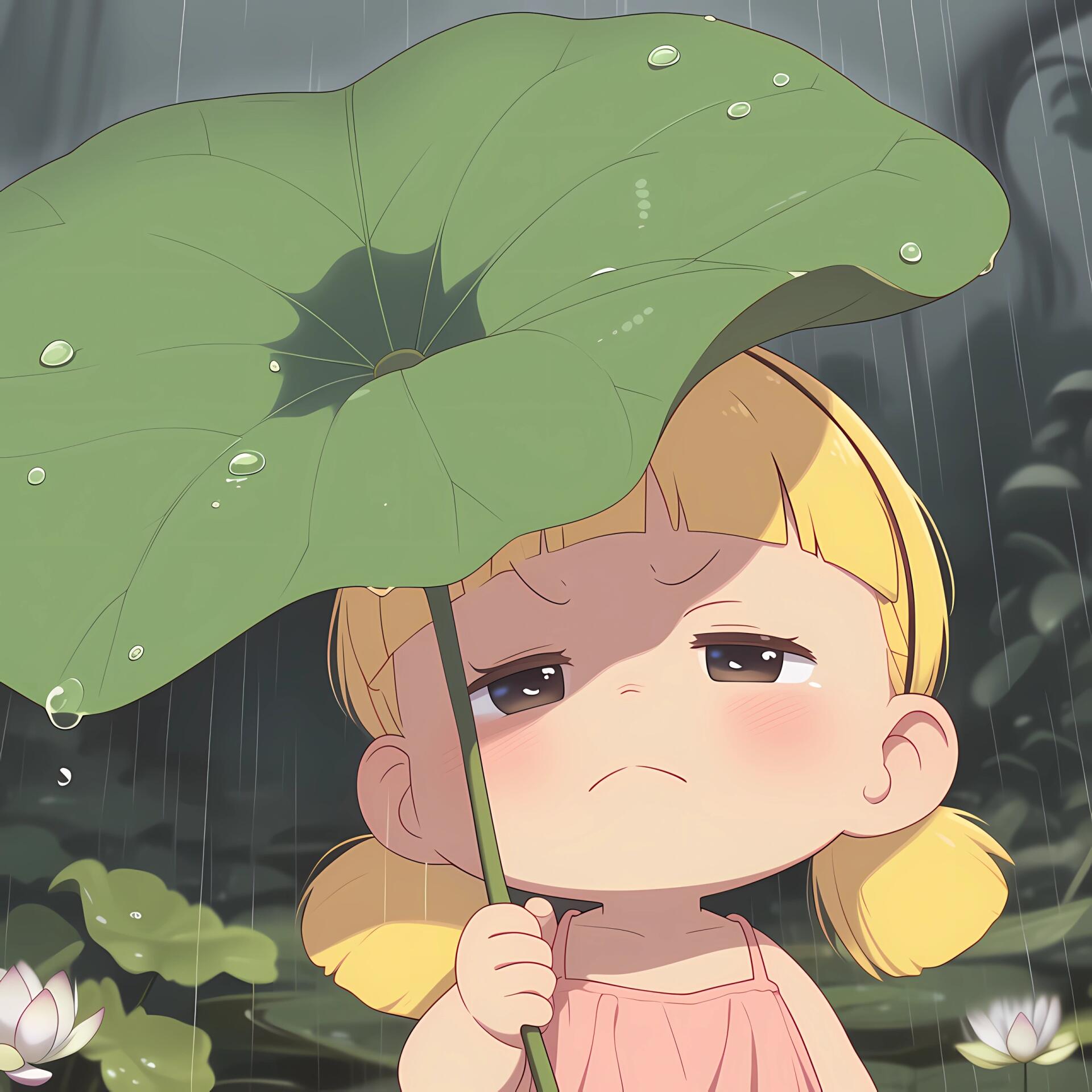 可爱鬼女生头像|大头大头,下雨不愁