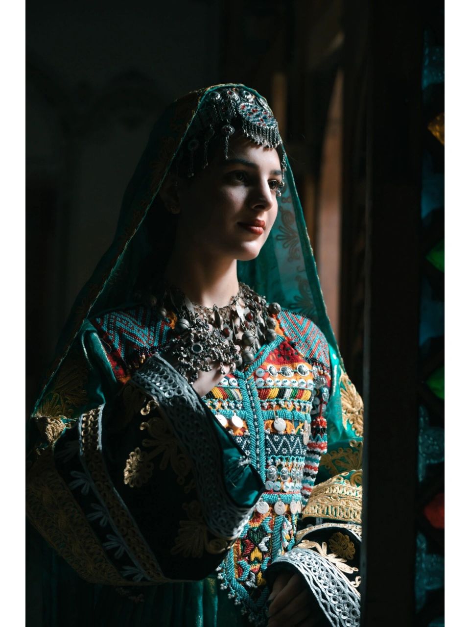 中亚服饰之美——穿普什图服饰的女孩子 在白沙瓦逛了好多天的服饰店