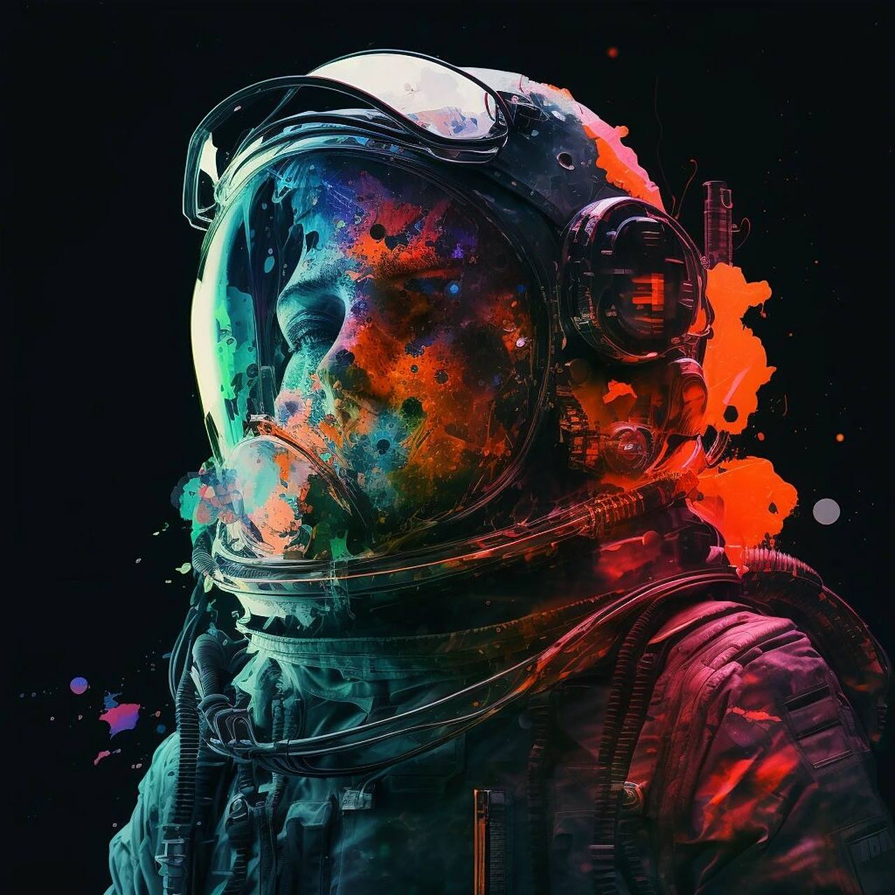 小众风格头像|神秘感宇航员     小众风格头像,神秘感宇航员