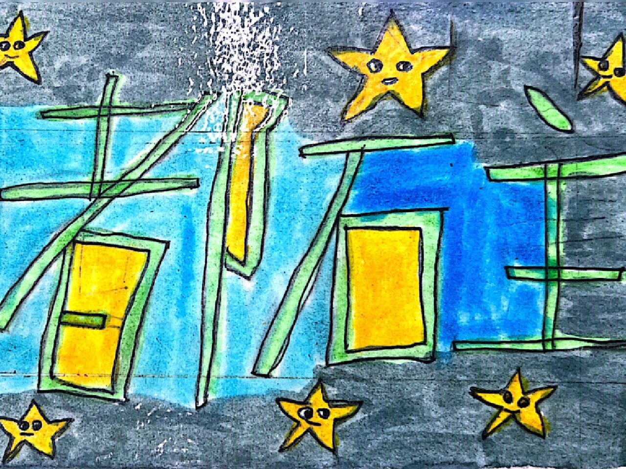 二年级美术|《我的名片》 设计彩色的名字 ——新学期来了很多新老师