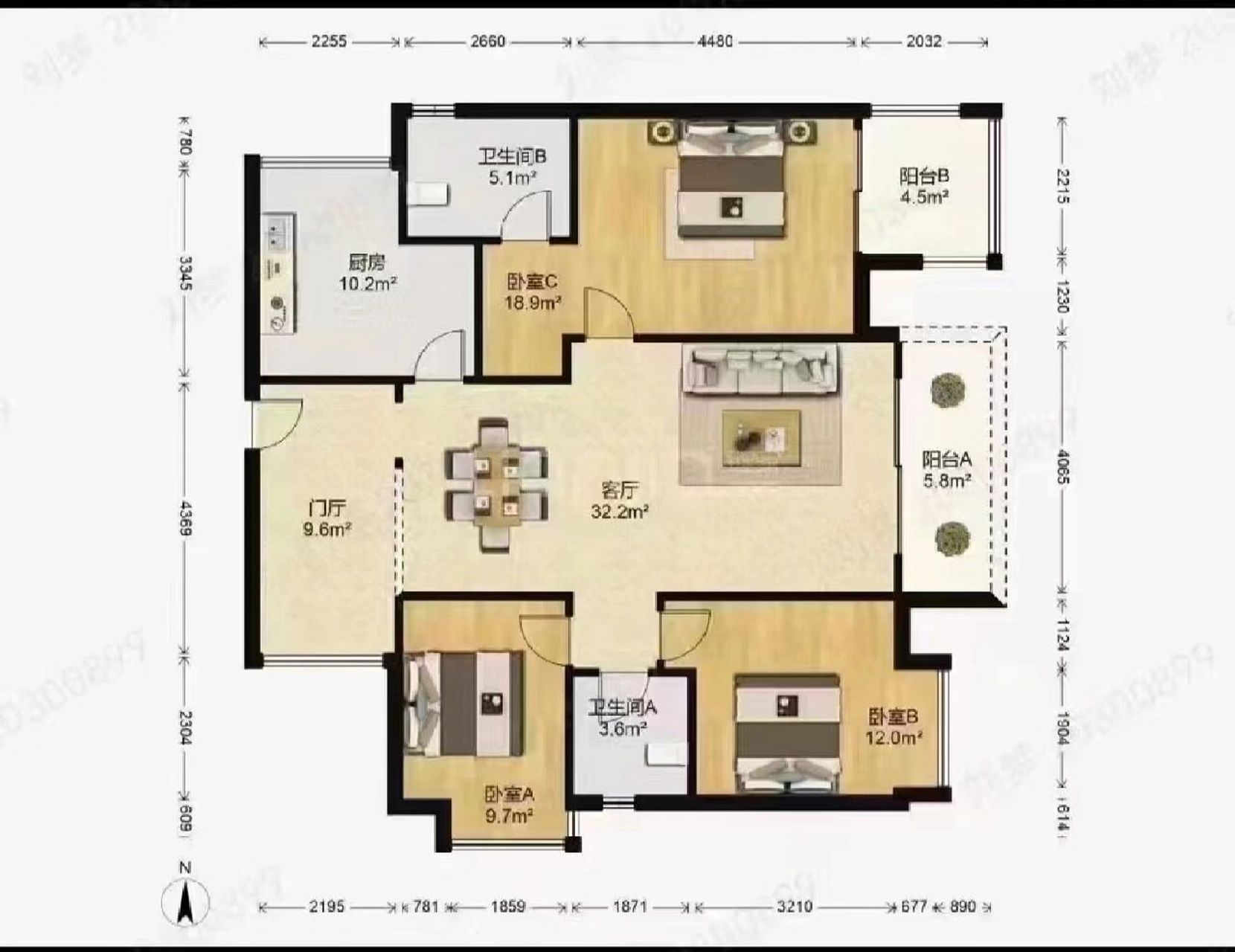 3 龙头寺鲁能星城 67小初高巴蜀全指标 67单价1.