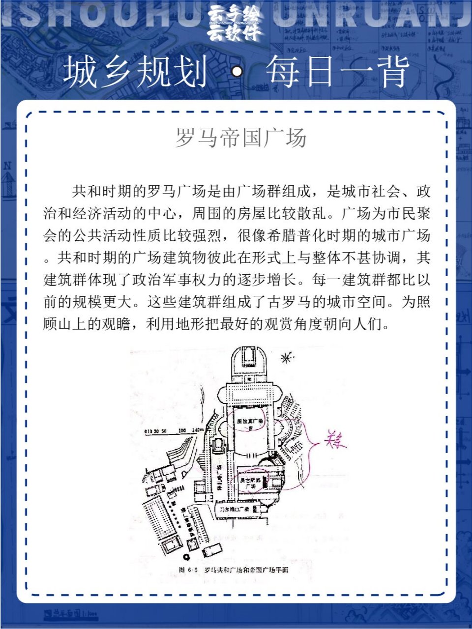 罗马帝国广场·城乡规划考研理论 罗马帝国广场: 共和时期的罗马广场