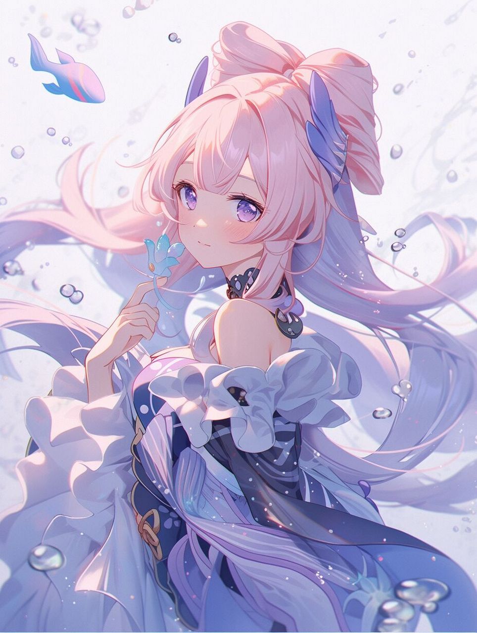 【原神人物】珊瑚宫心海 | 精品美图 海祇岛珊瑚宫的"现人神巫女",意