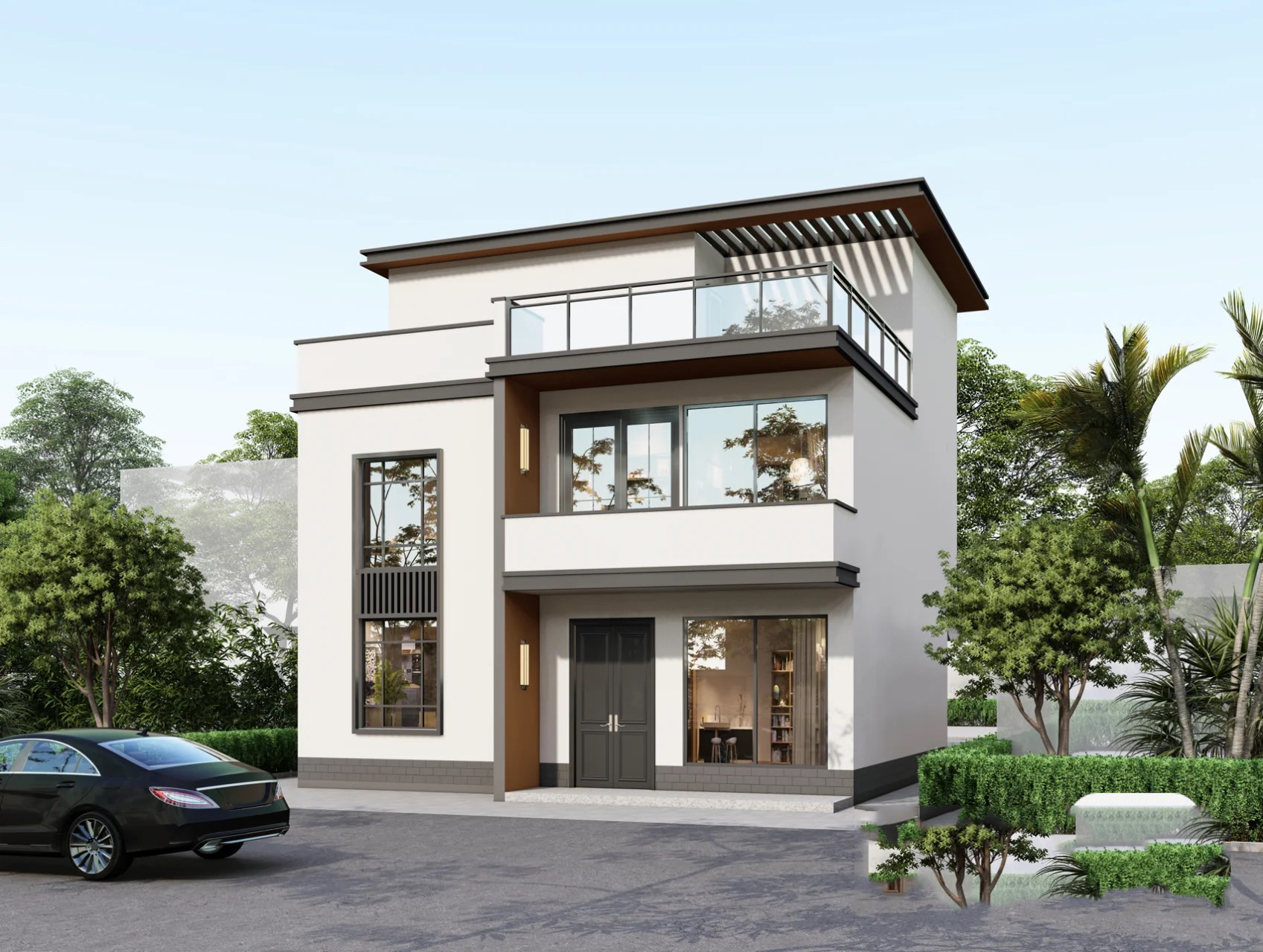 河源自建房|8*10米二层半:给自己的里程碑 深圳工作的湖南小哥*山