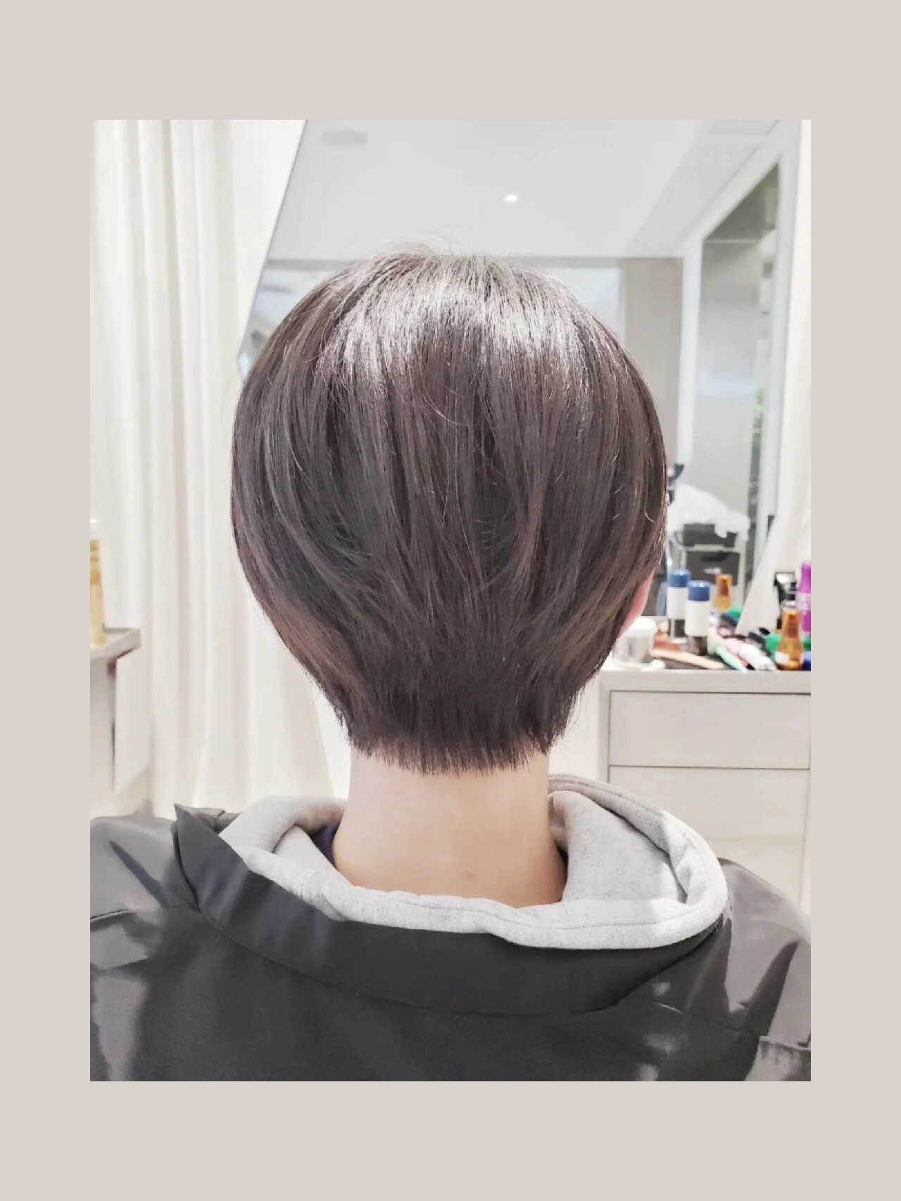 可甜可盐~韩式超短发🉑超减龄背影短发!