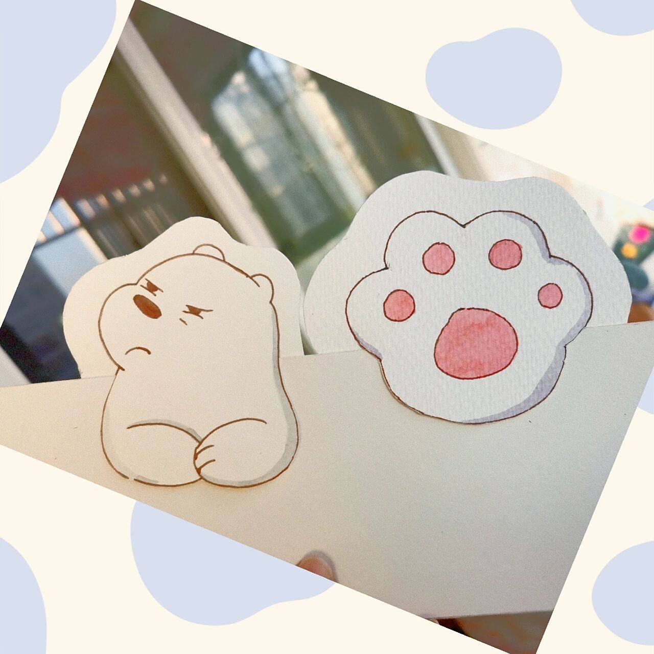 书签/可爱又简单的小书签 快来做一个专属于你的小书签叭!