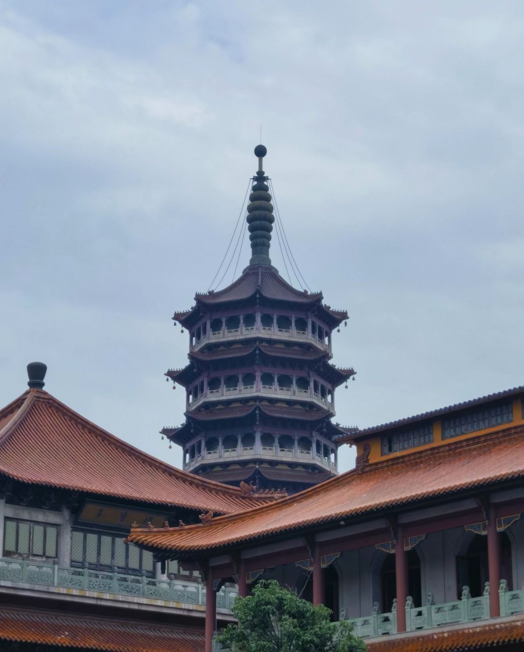 扬州 城南净土 千年佛寺·高旻寺 《高旻寺行宫即事》清·弘历 塔影遥