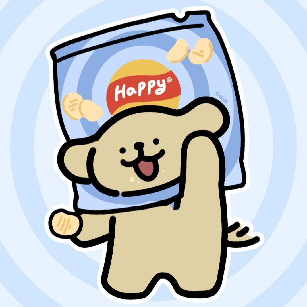 二创头像| 谁家的小薯片这么可爱呀 线条小狗跟某事薯片联名了!