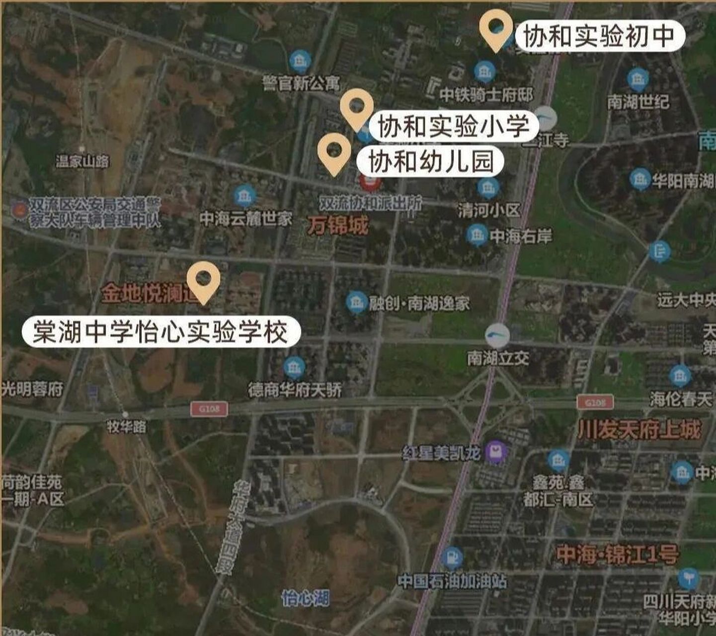 棠湖中学实验学校地图图片