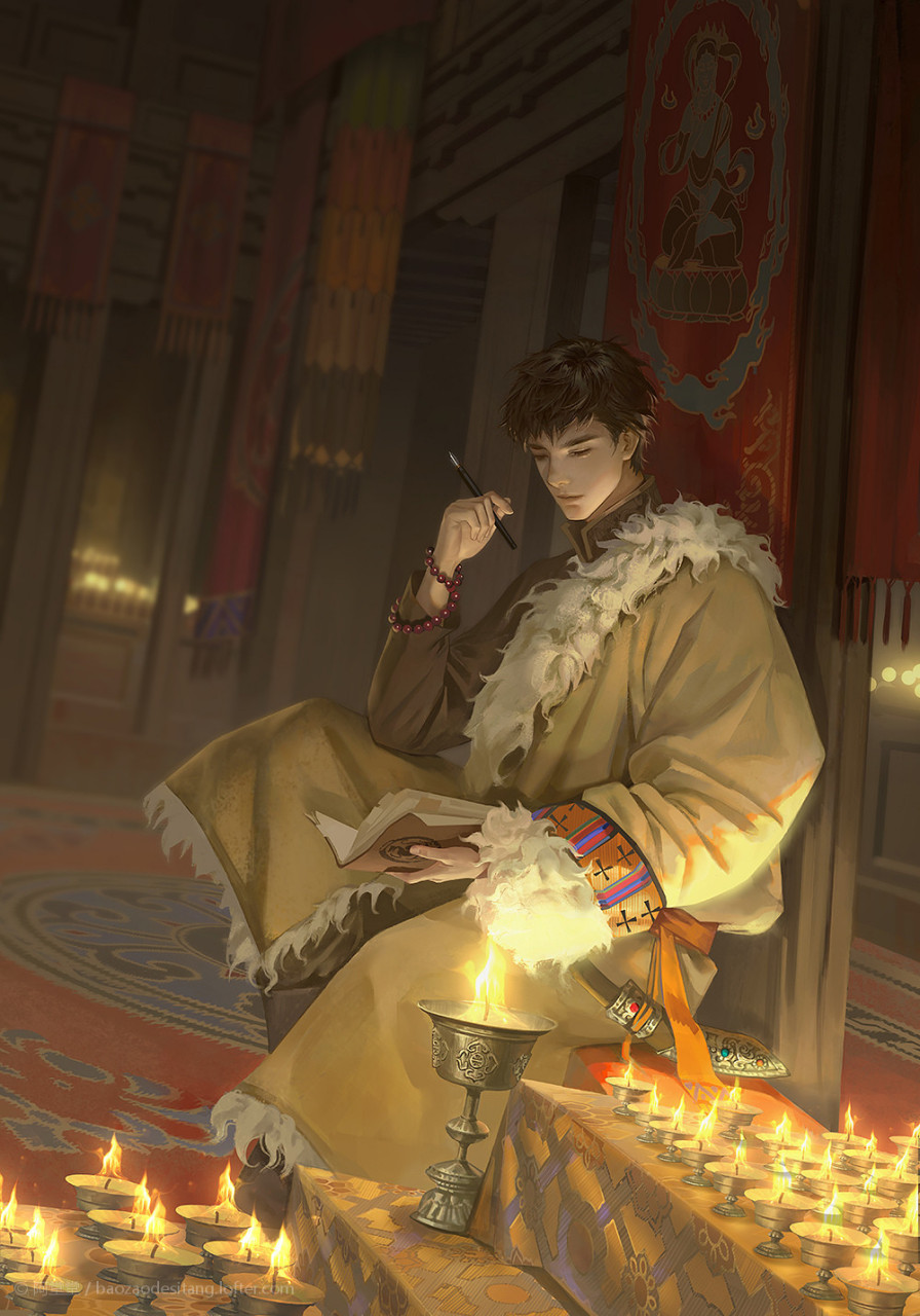 盗墓笔记"现在的我,寻找过去的你",也许在墨脱的喇嘛庙,他们的目光