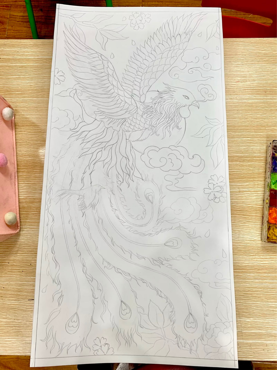 水粉画 凤凰 临摹大神作品94