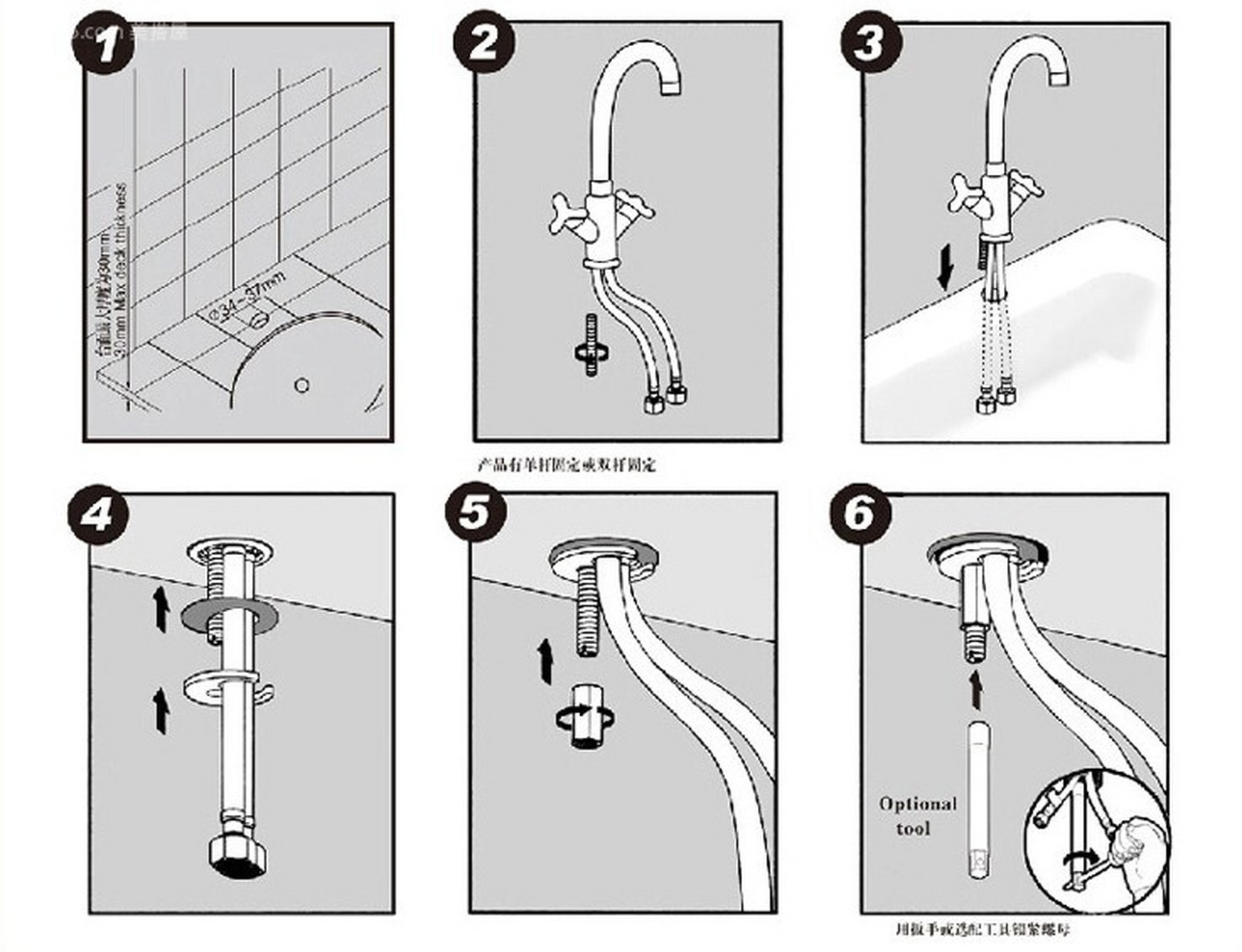 摩恩水龙头拆卸图解 摩恩水龙头,是市面上比较受欢迎的水龙头品牌之一