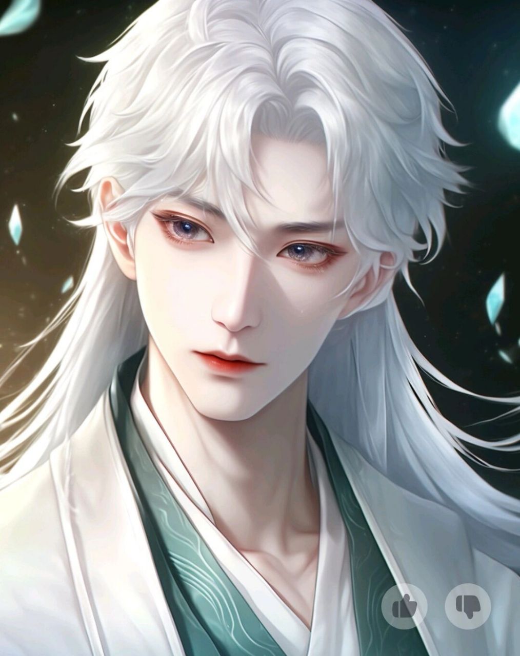 白发是真的很绝,自带仙风道骨 每日一看美男子,延年益寿九十九