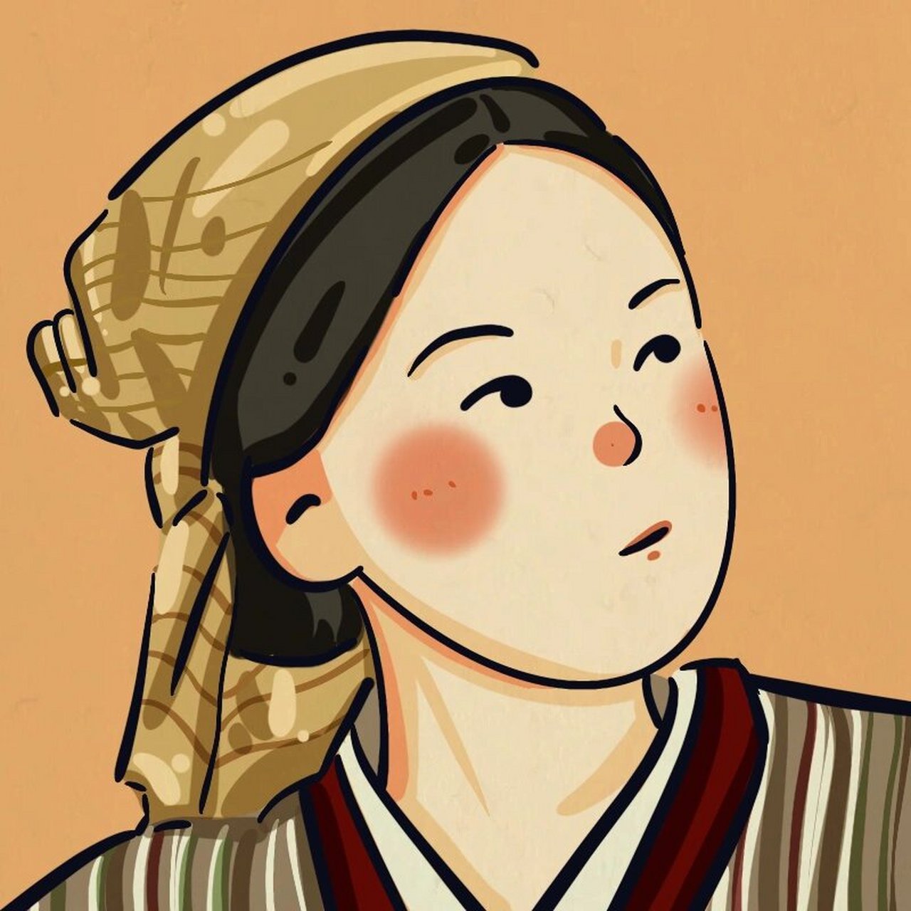 武林外传情侣可爱头像手绘|白展堂 佟湘玉 我错了 我真的错了 我从一