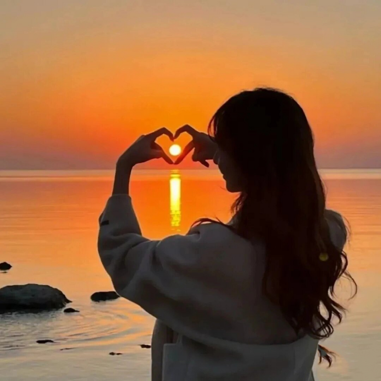 日落背影女生头像 想要原图的宝子可以私我