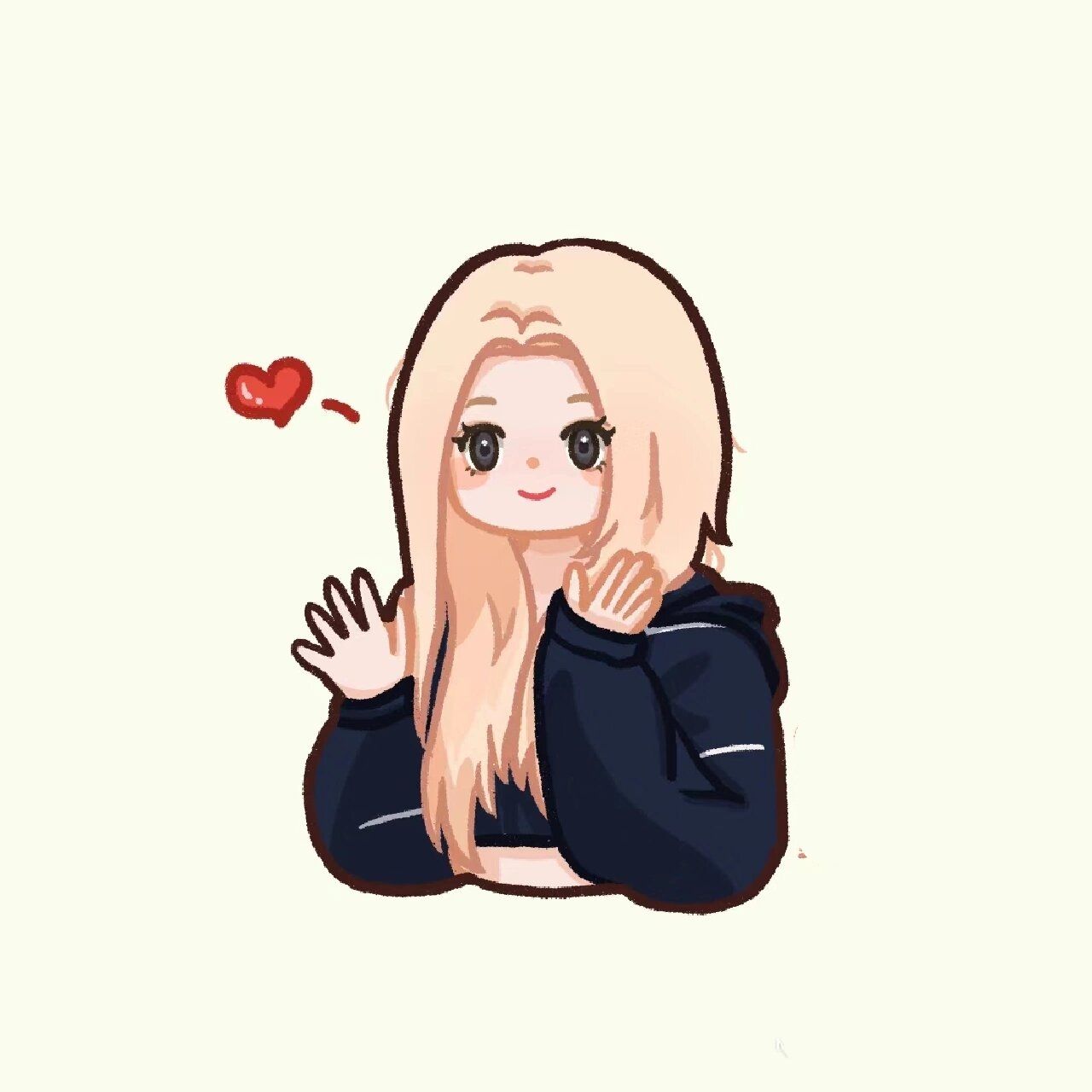 雨琦手绘q版头像