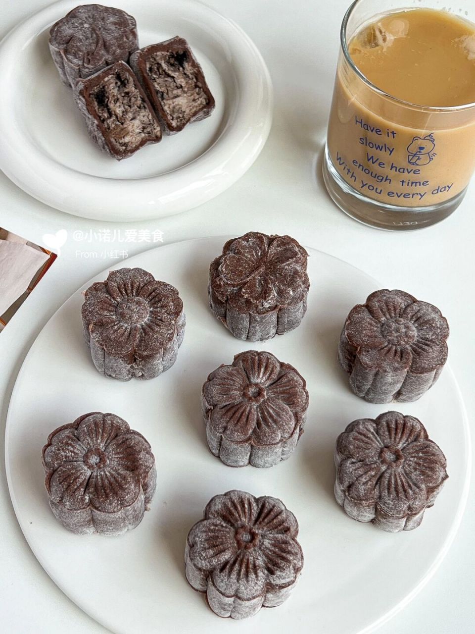 免蒸烤|巧克力奥利奥冰皮月饼!