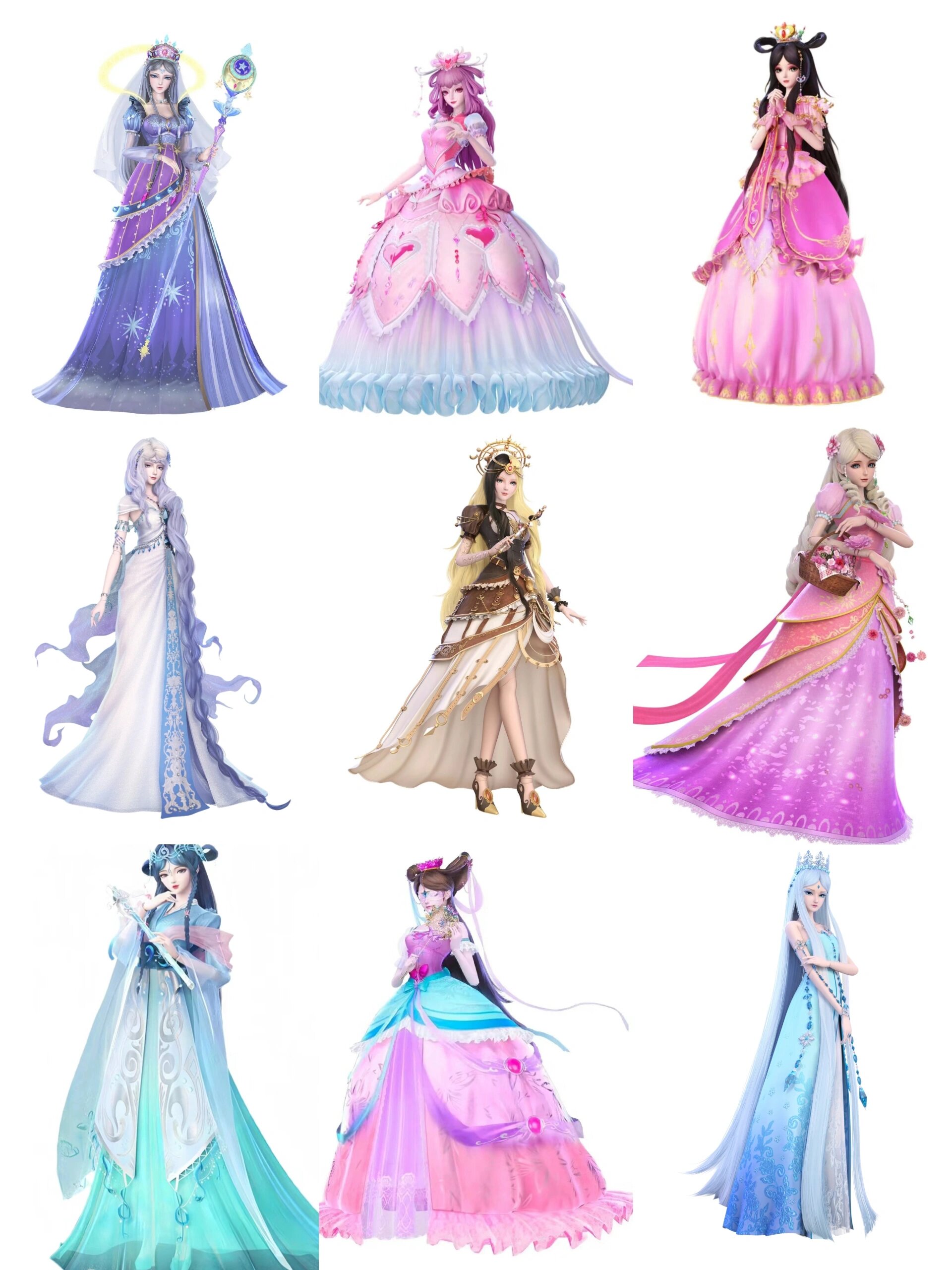 叶罗丽九大美女你选谁?