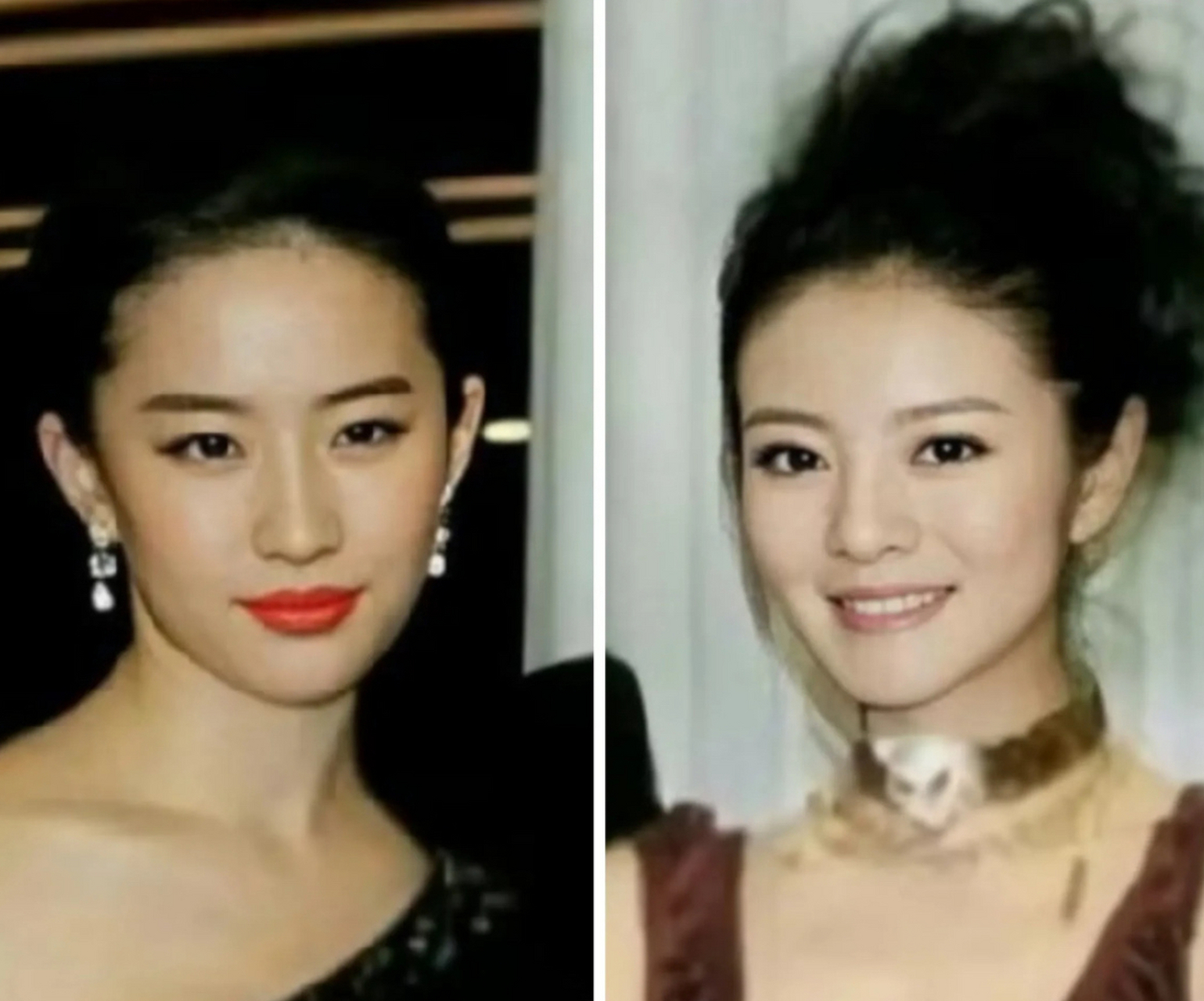 安以轩与刘亦菲合照曝光,25岁的安以轩竟然不输18岁的刘亦菲,甚至更胜