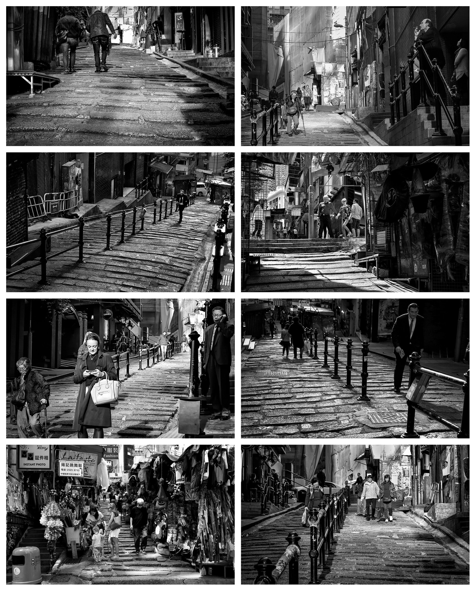 香港|中环石板街(砵甸乍街) 香港石板街,位于中环荷里活道交界至干诺