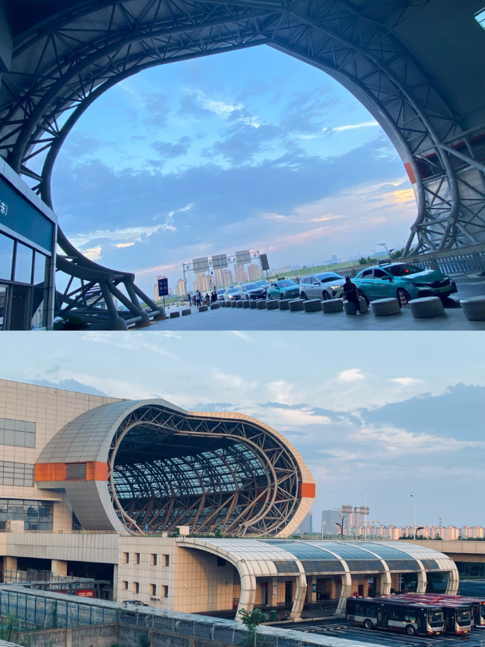 酷似心形的高铁站6015淄博北站 "来淄博吧,赴一场浪漫之约" 最近