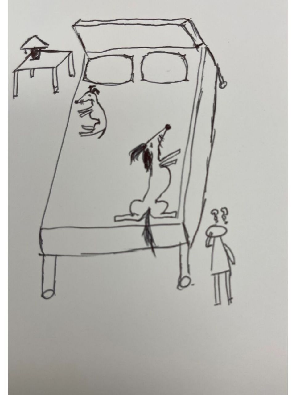 养狗人要学会夹缝中生存 #原创漫画# #意大利小灵缇# #我家宠物好可爱