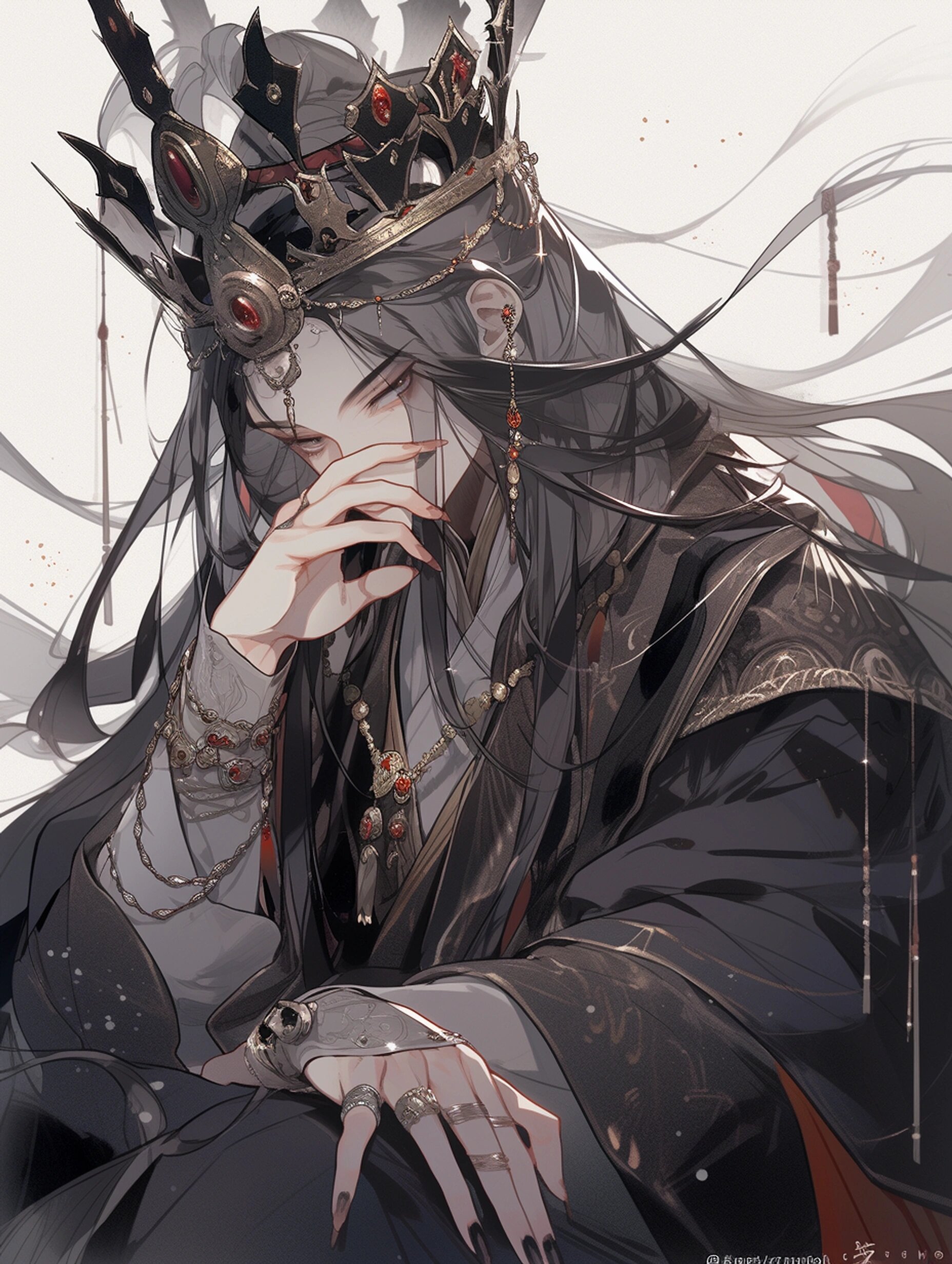 一身傲骨|侠客头像 桃花影落飞神剑,碧海潮生按玉箫