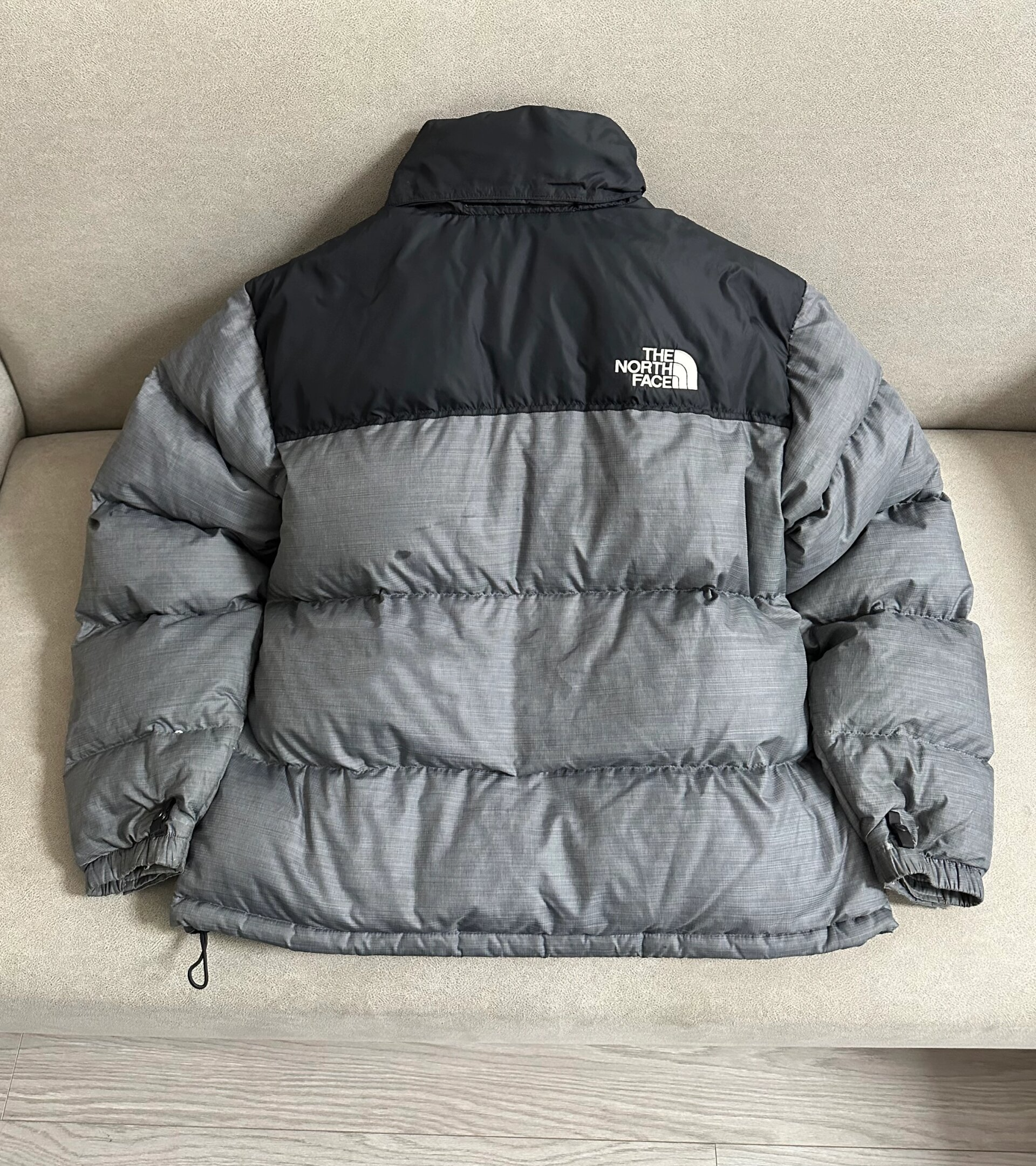 the north face北面 灰色羽绒服经典 1996系