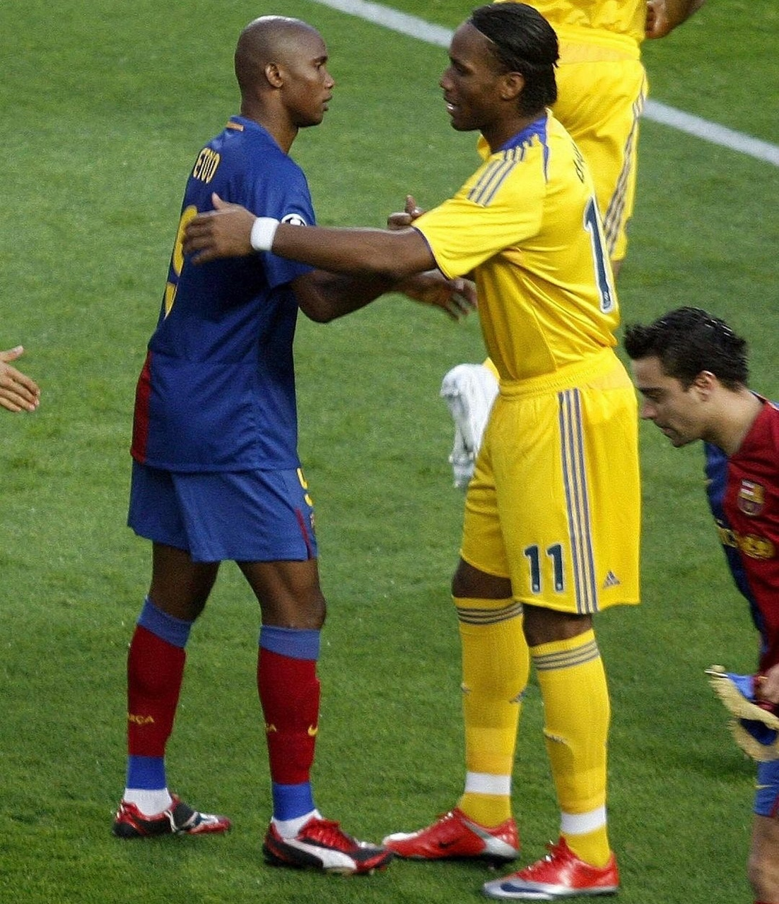 埃托奥和德罗巴.#足球##世界杯