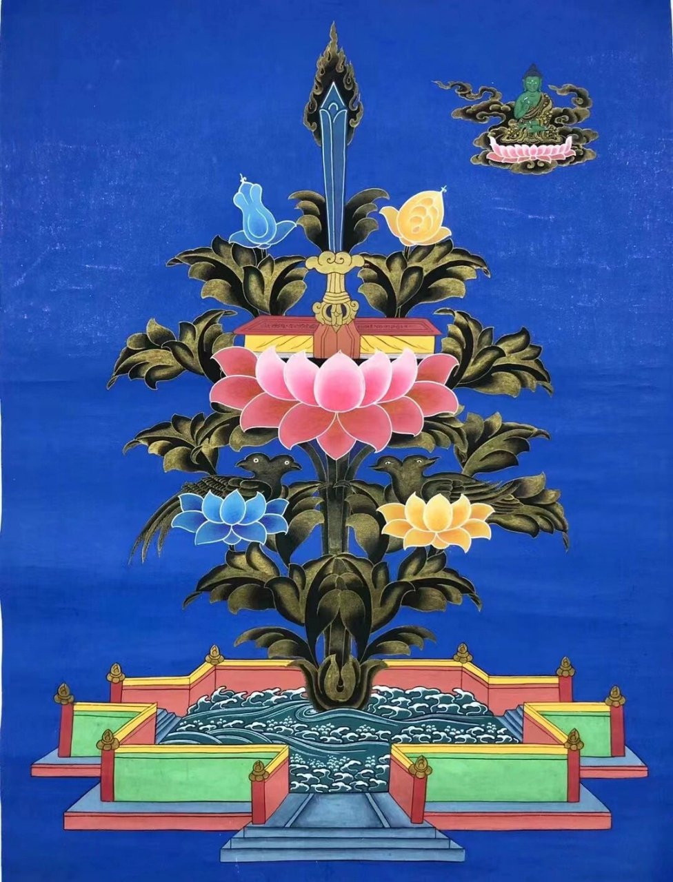 文殊菩萨法器图 断烦恼 象征智慧 文创系列精美法器图【文殊菩萨法器
