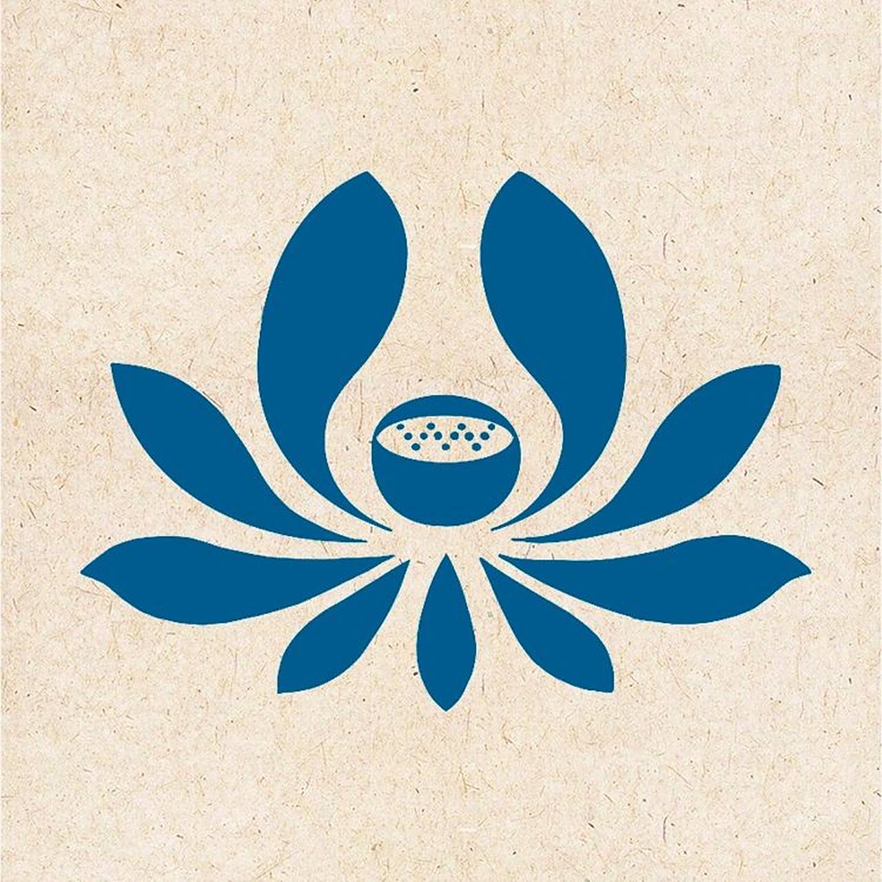 每日一画|中国传统纹样图案|荷花纹样 【介绍】莲花纹以莲花为描绘