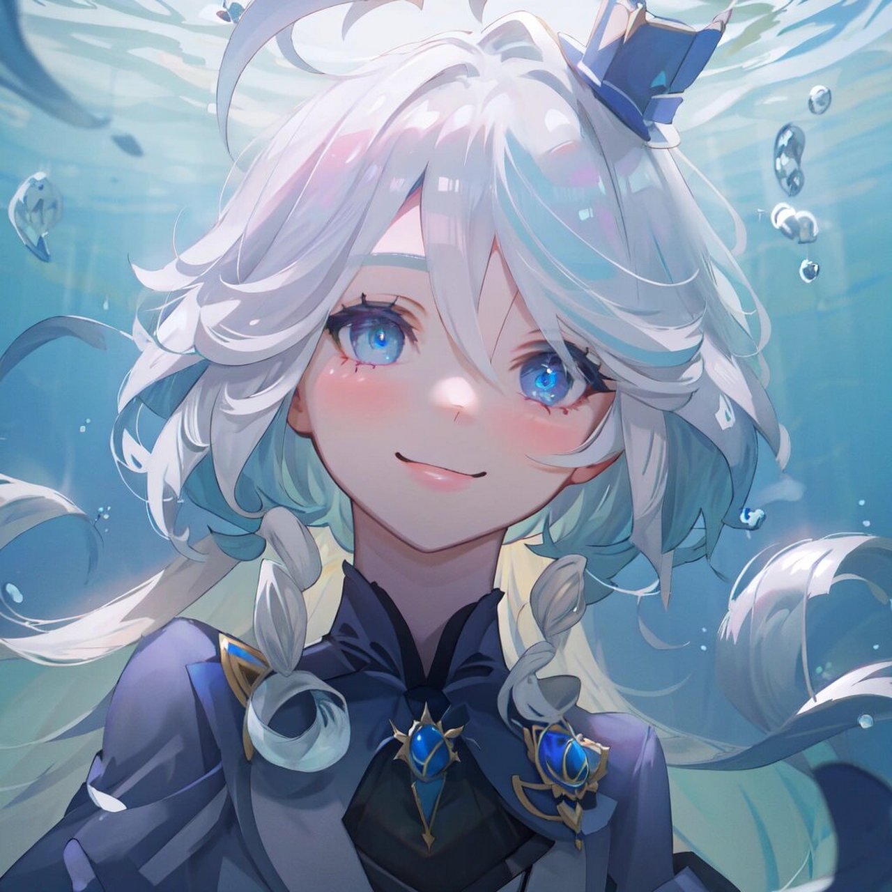 水神芙卡洛斯小头像 #原神攻略# #原神水神芙卡洛斯# #原来你也玩原神