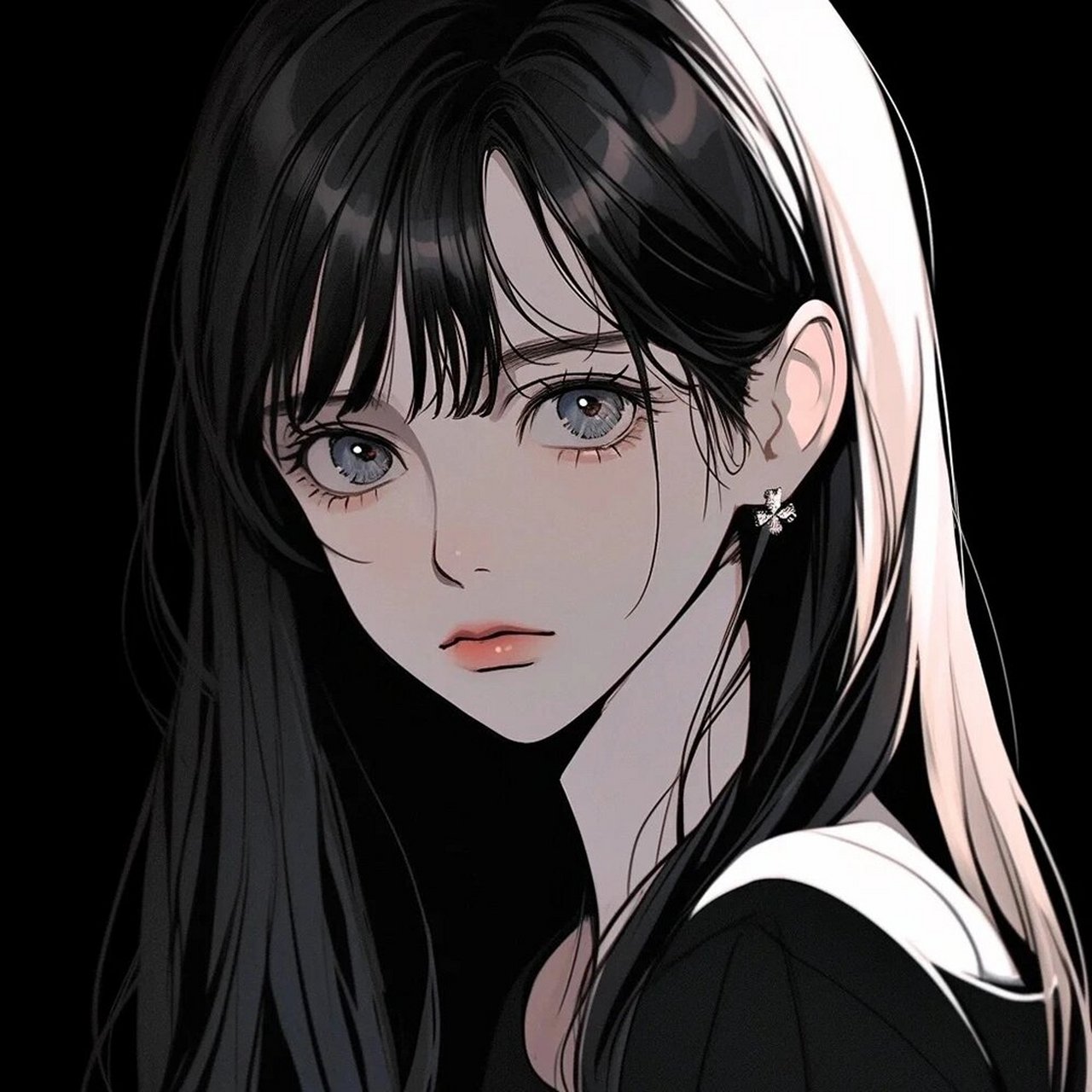 喜欢暗黑风格么?女生酷飒头像 御姐范儿