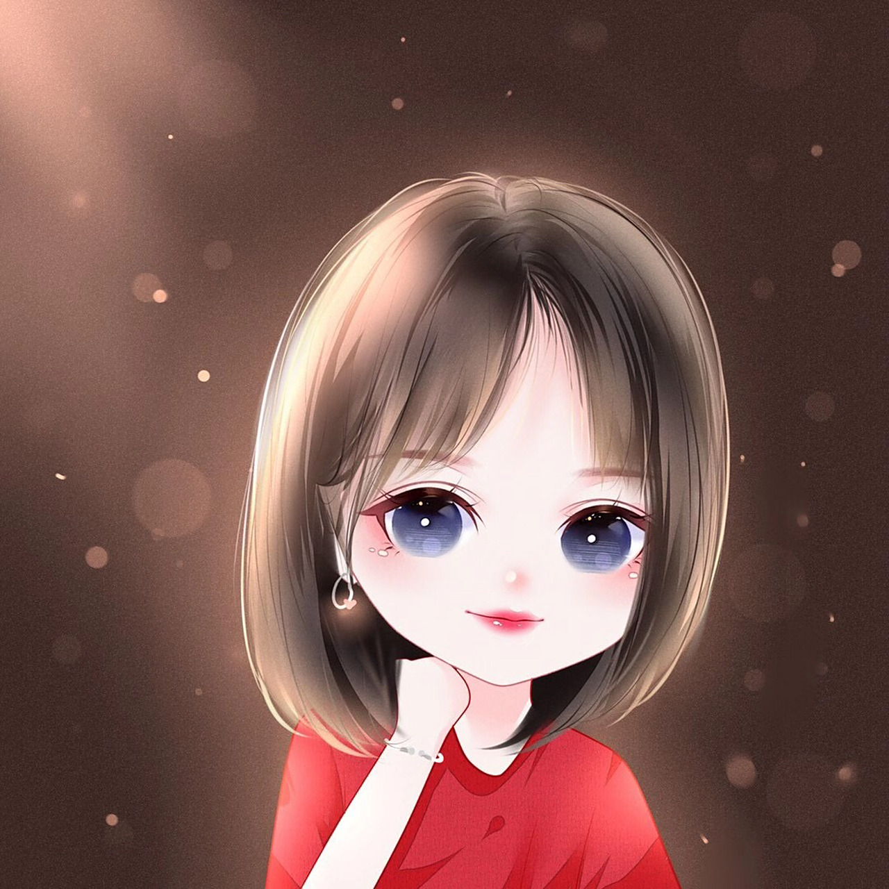 可爱女生漫画头像 93送给自己的好运手绘头像,换个头像,让自己的