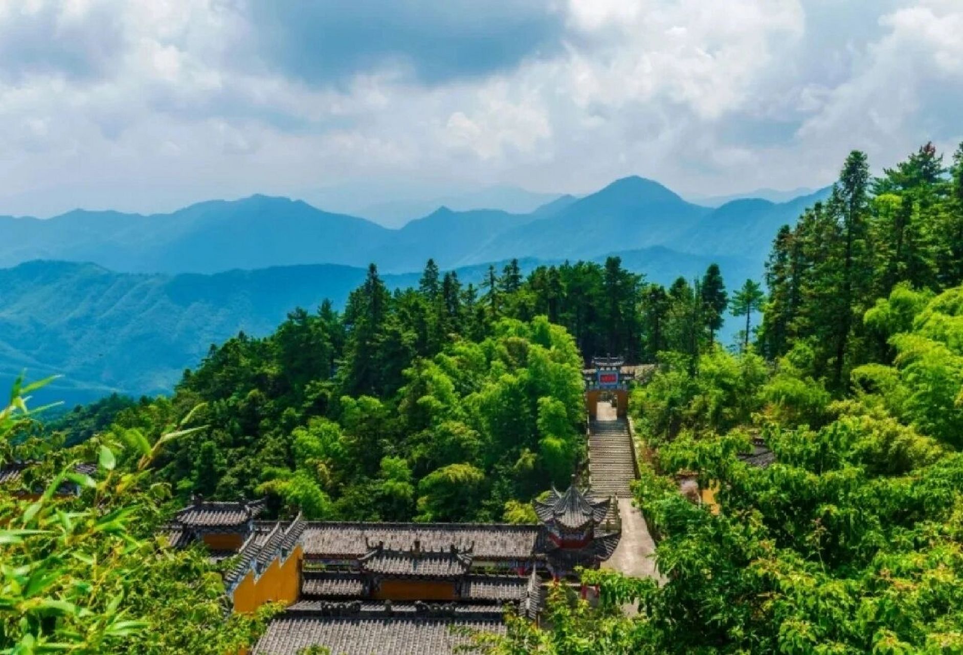 九宫山风景区图片图片