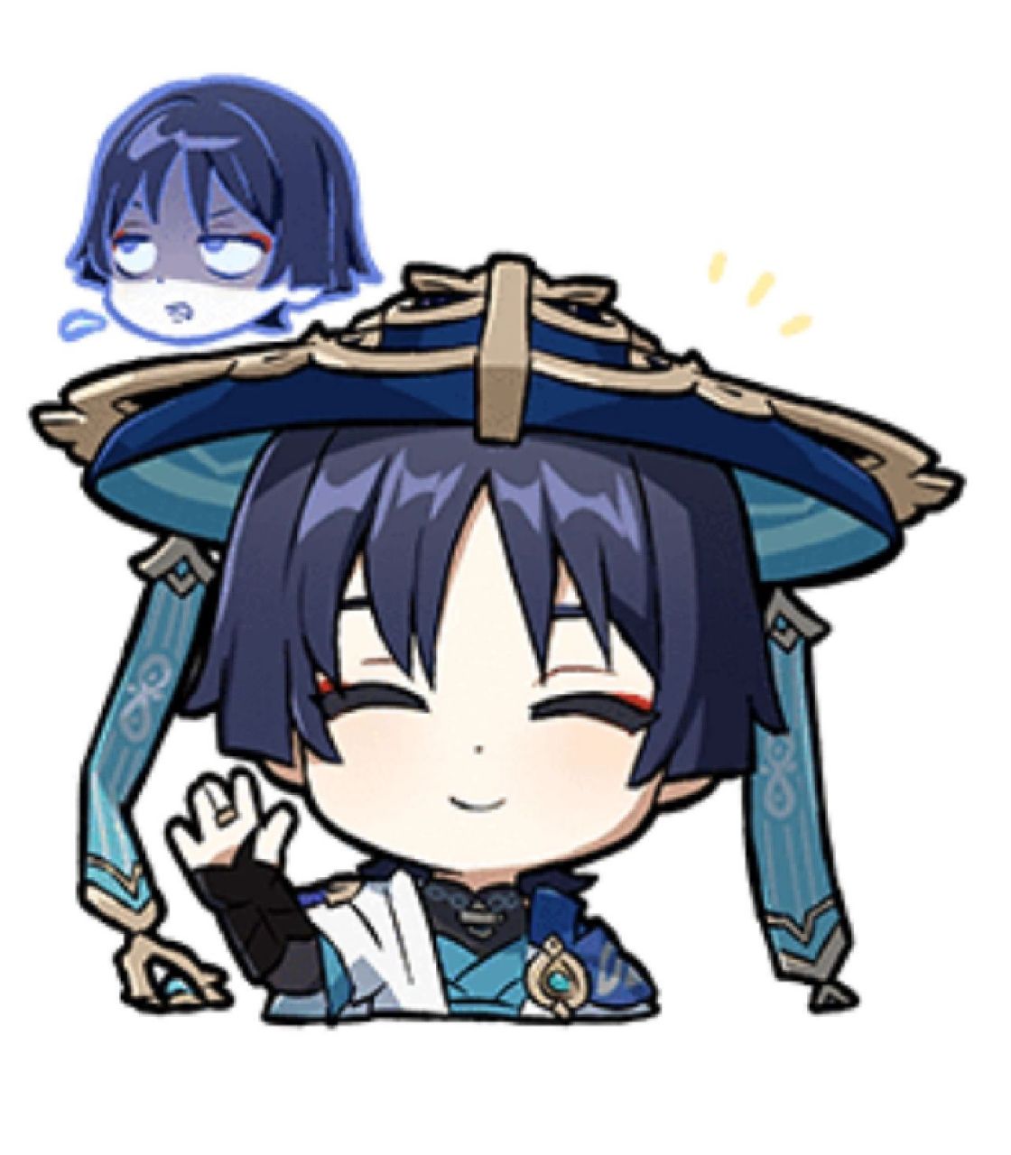 好可爱的散兵表情包 好可爱的散兵表情包