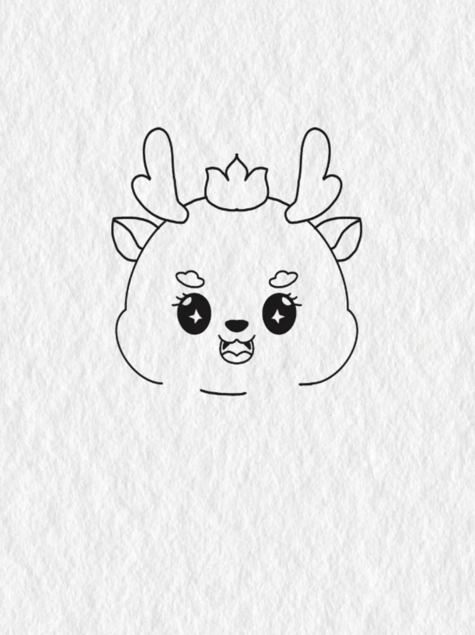 龙年画龙～超简单 龙年来画可爱的小龙吧!