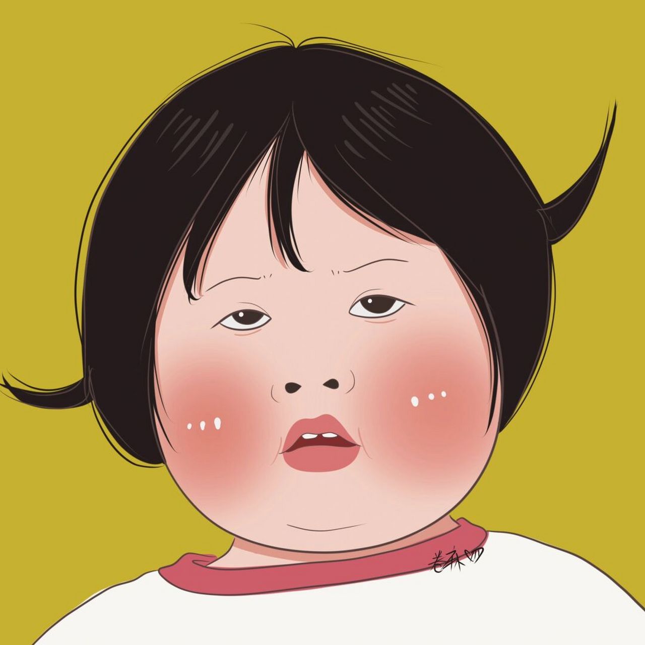 插画 | 头像 |分享大脸盘子 图片92二改92商用92去签名 搬运