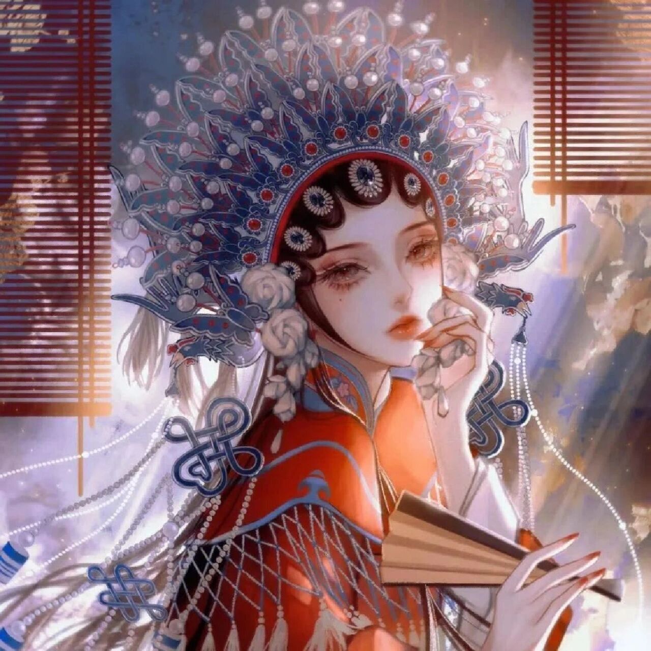 戏曲头像|断鸿声中,烟云梦里,一笑胭脂泪